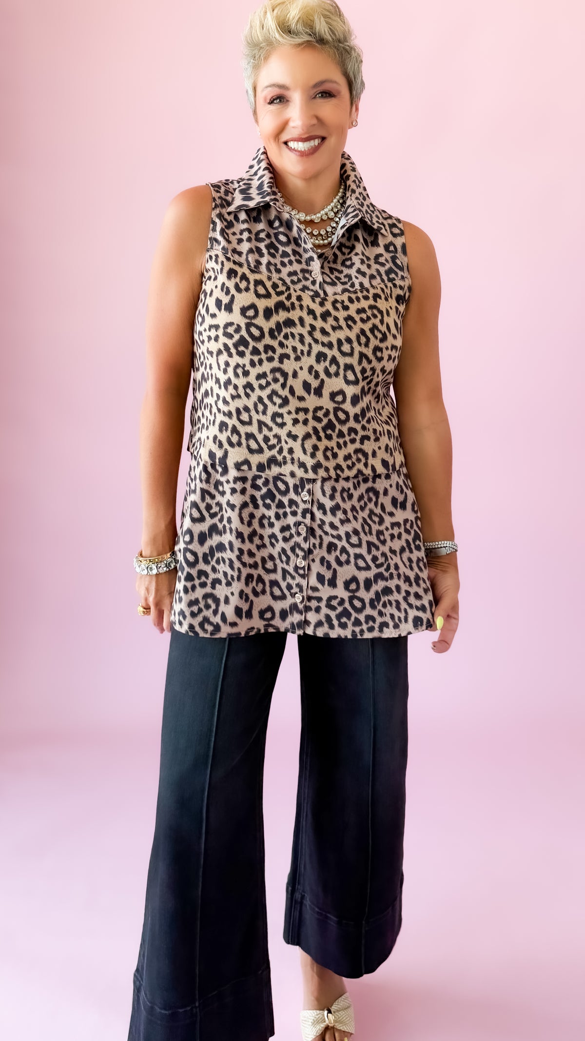 Raven Layering Top/Cheetah