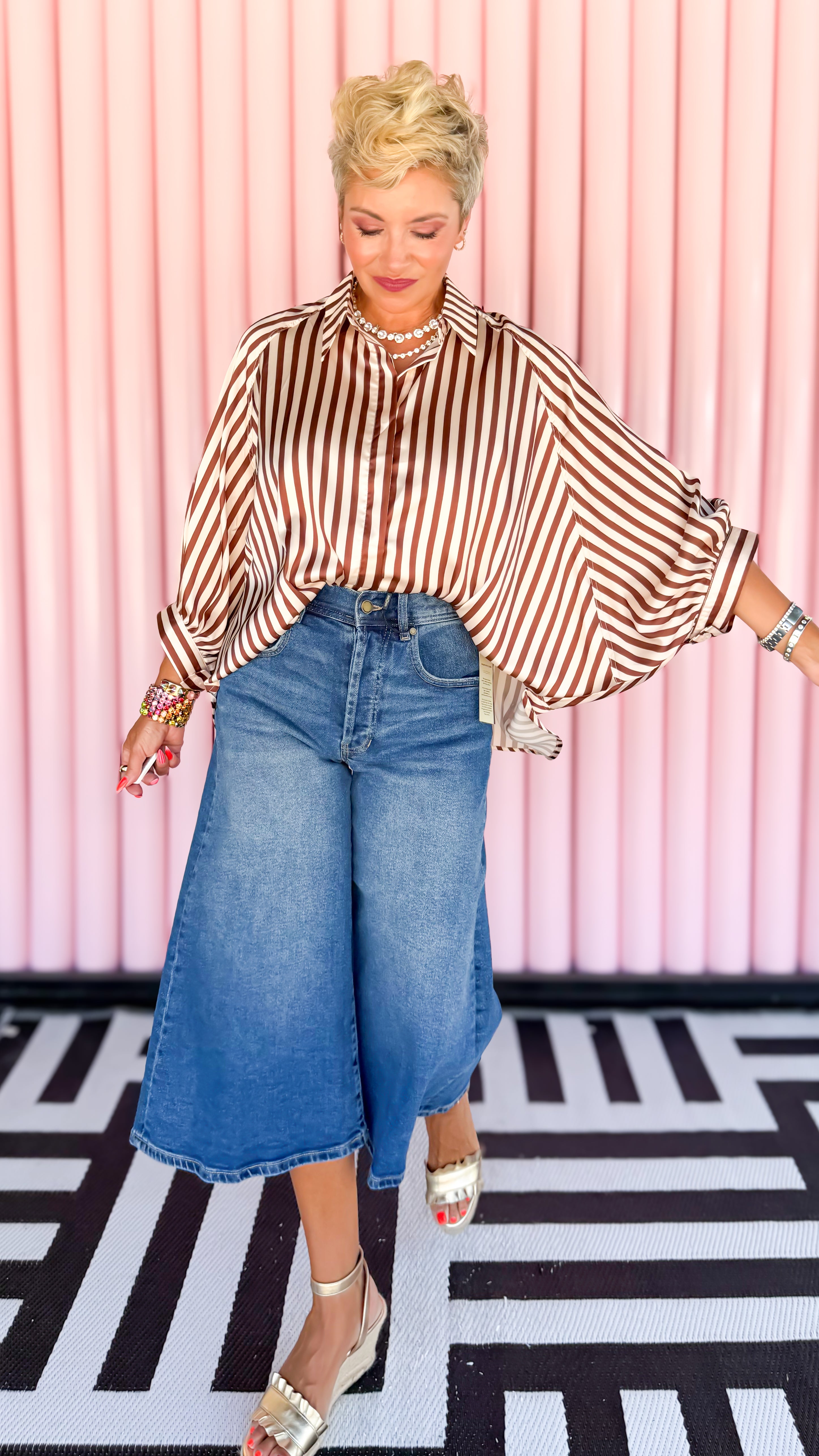 Claire Culotte Denim Pant