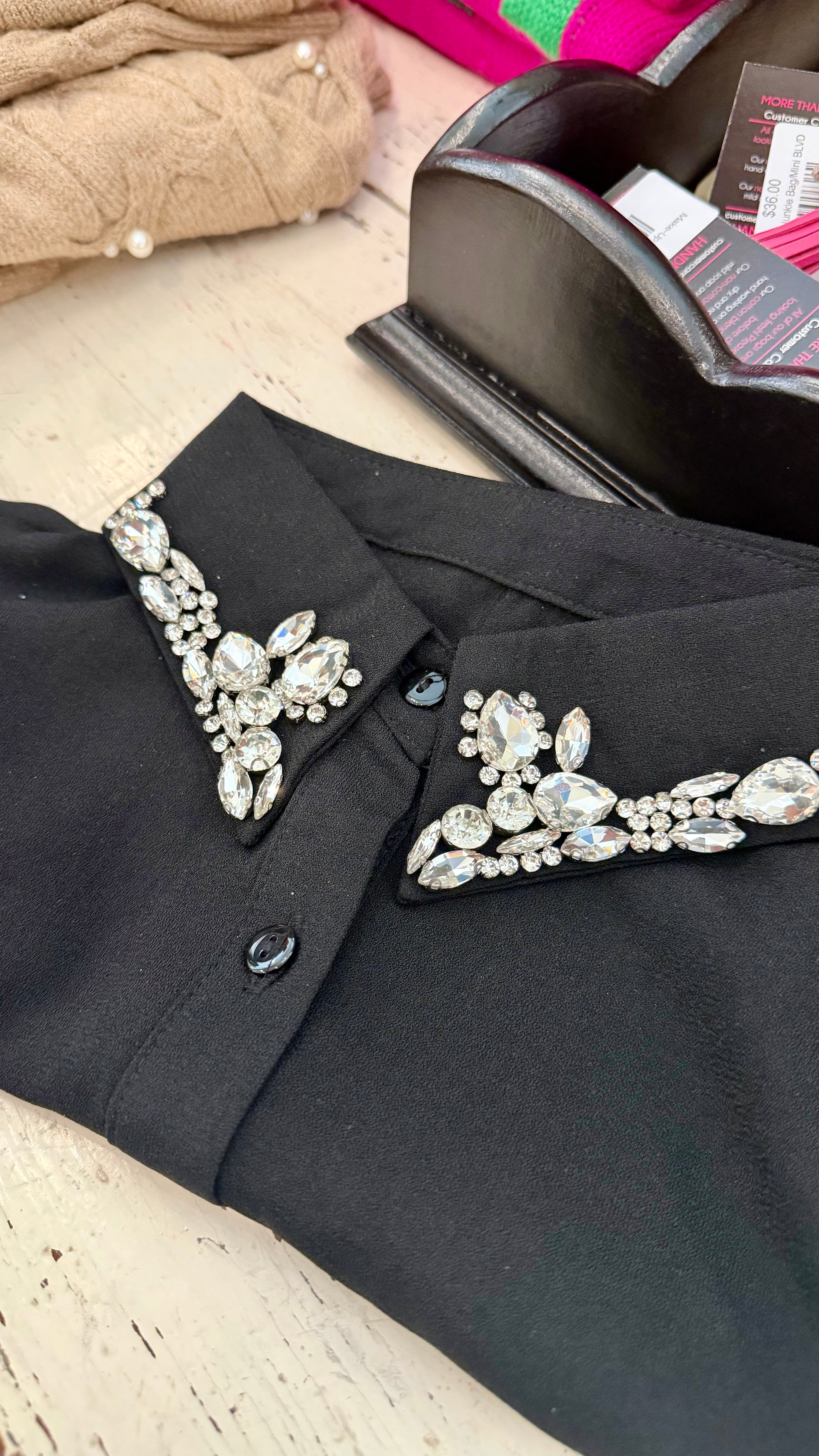 Jeweled Collar/Black