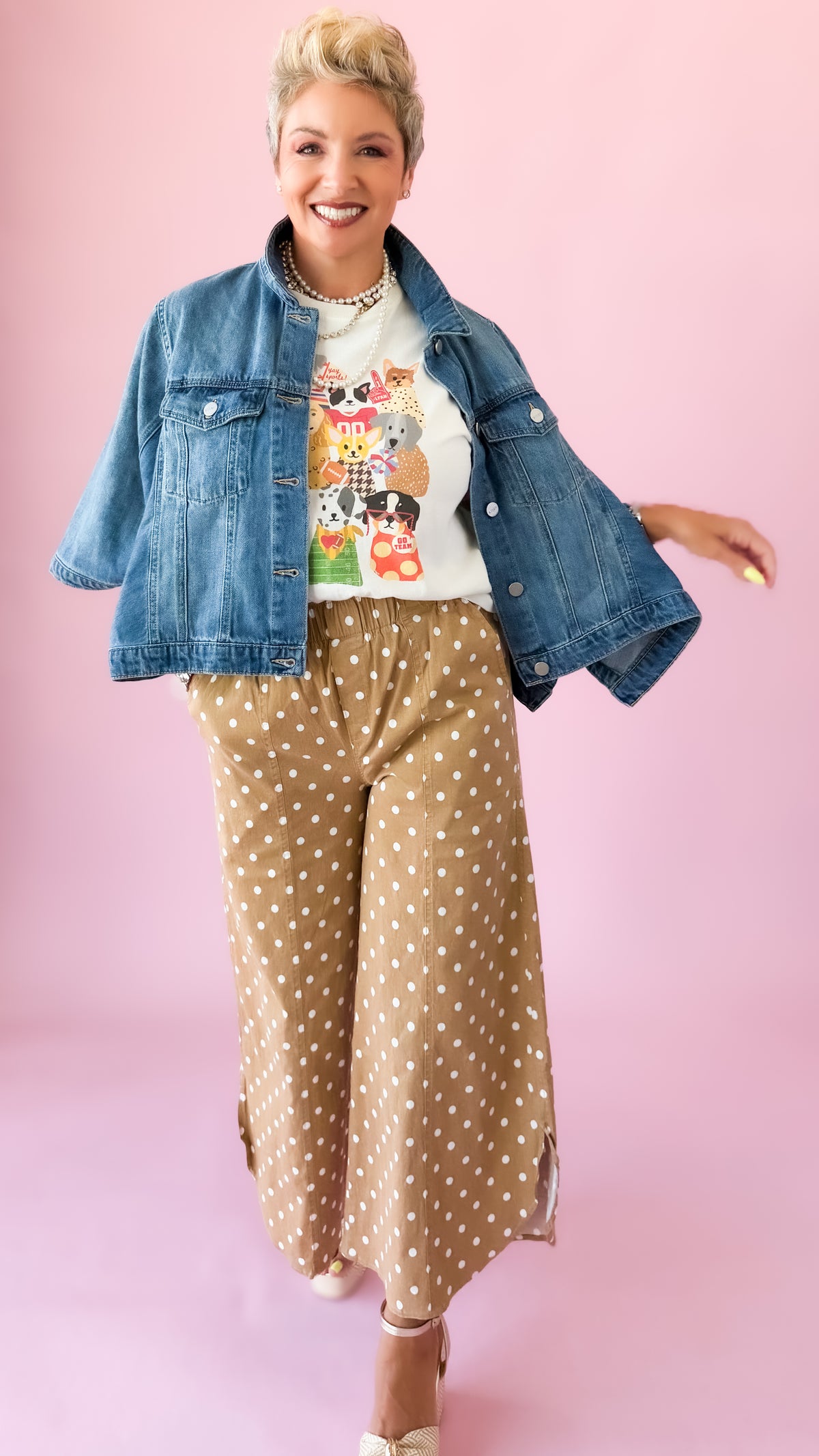 Edna Cape Jacket/Light Denim