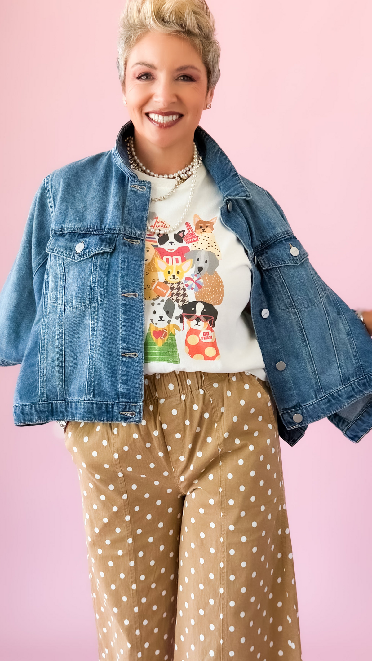 Edna Cape Jacket/Light Denim