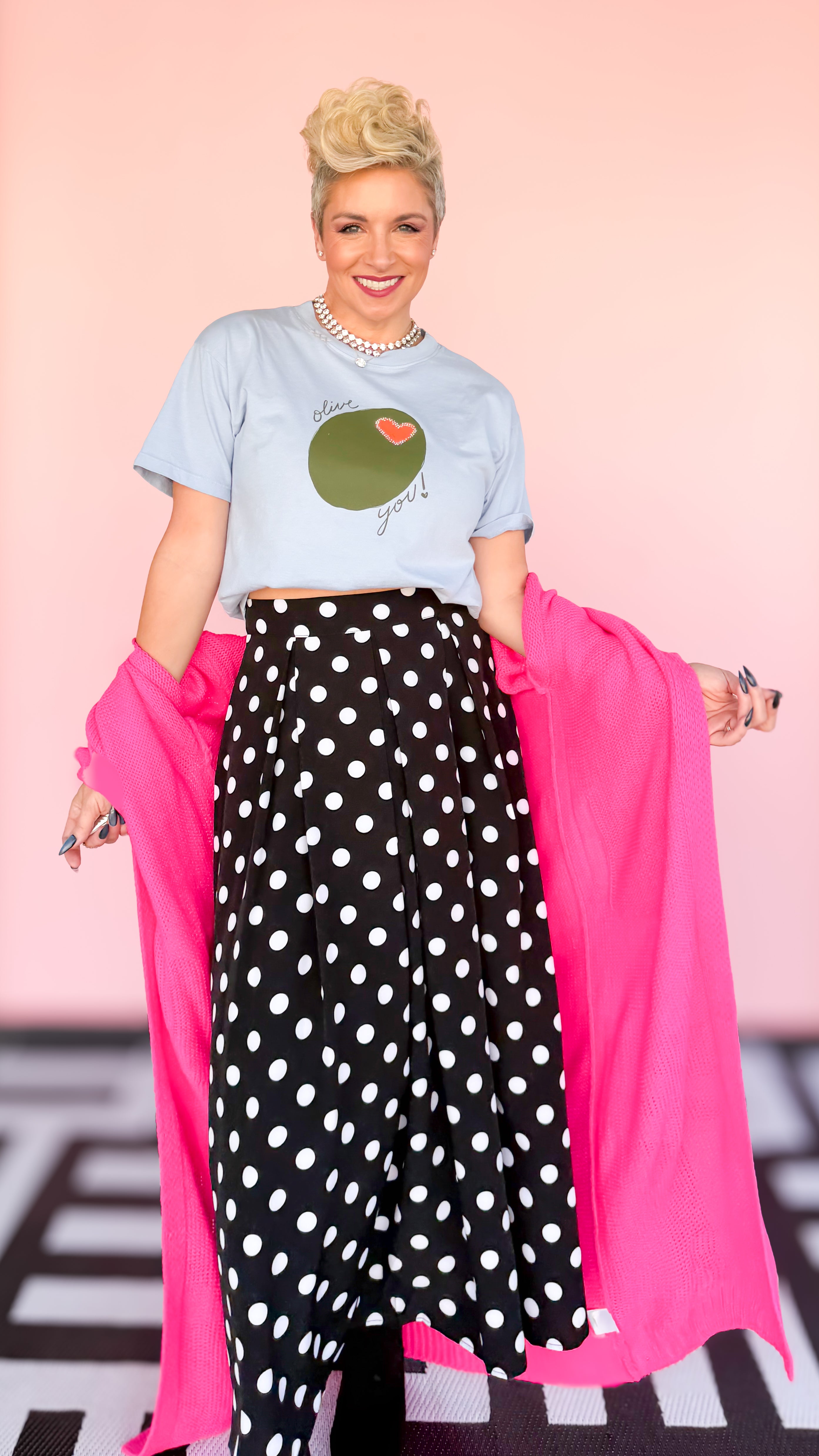 Olive You Cropped Tee
