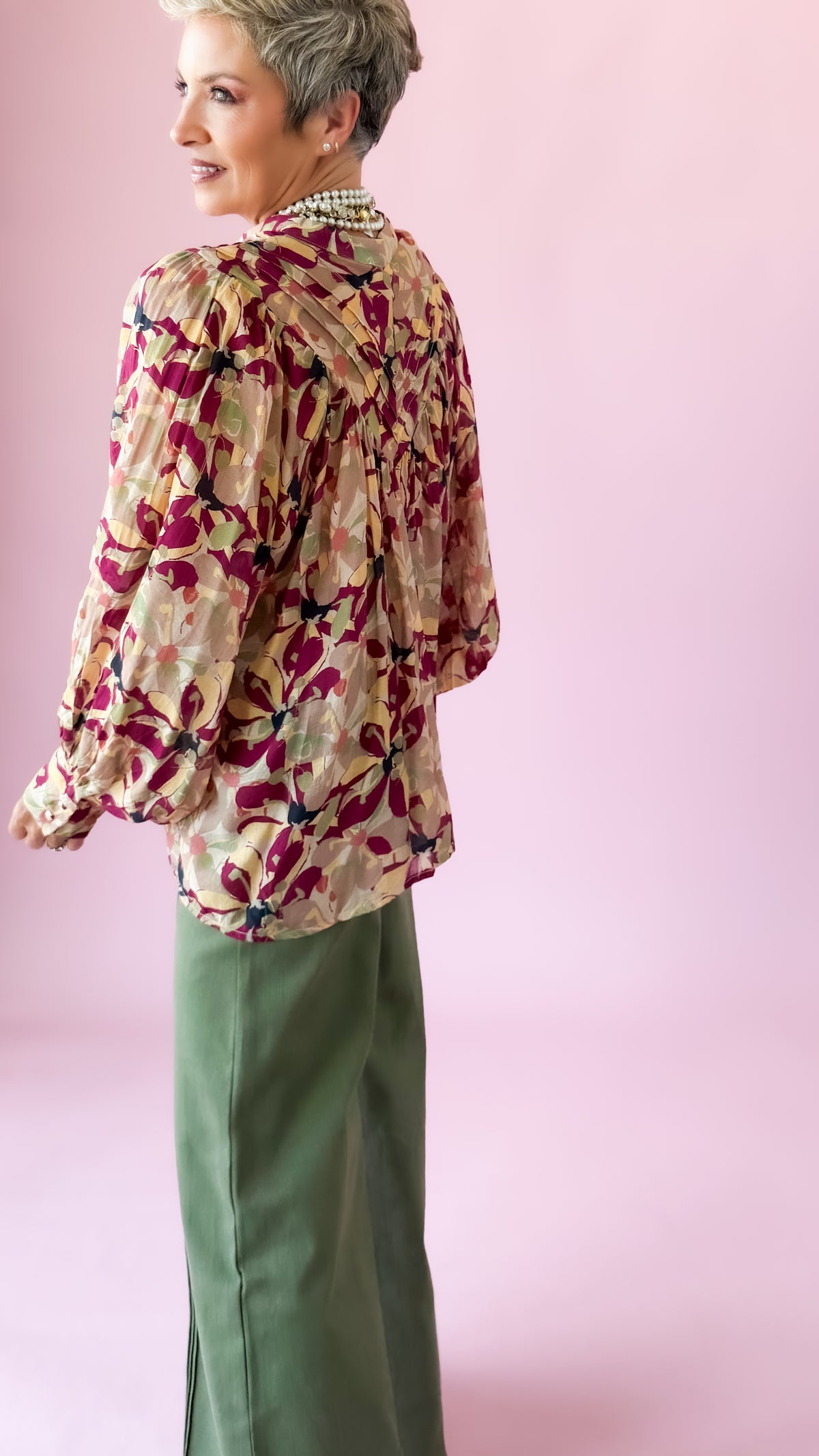 Botanical Print Top