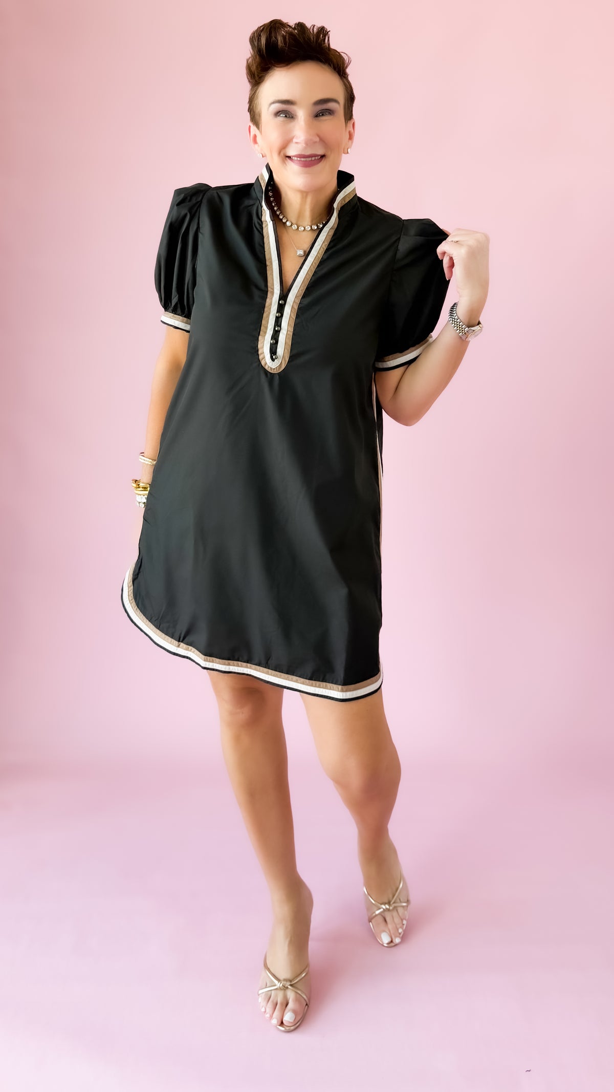 Alexis Mini Dress/Black