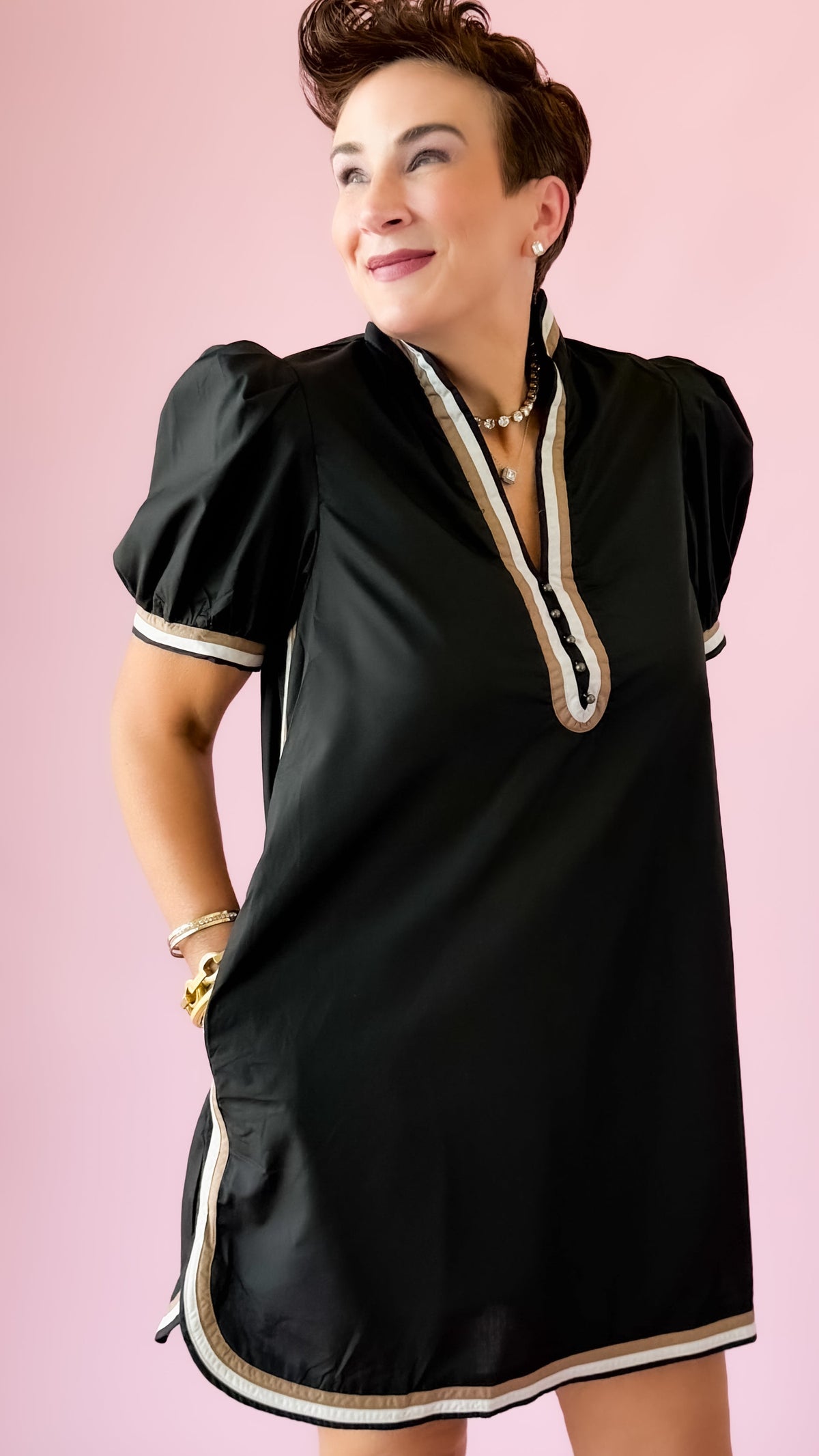 Alexis Mini Dress/Black