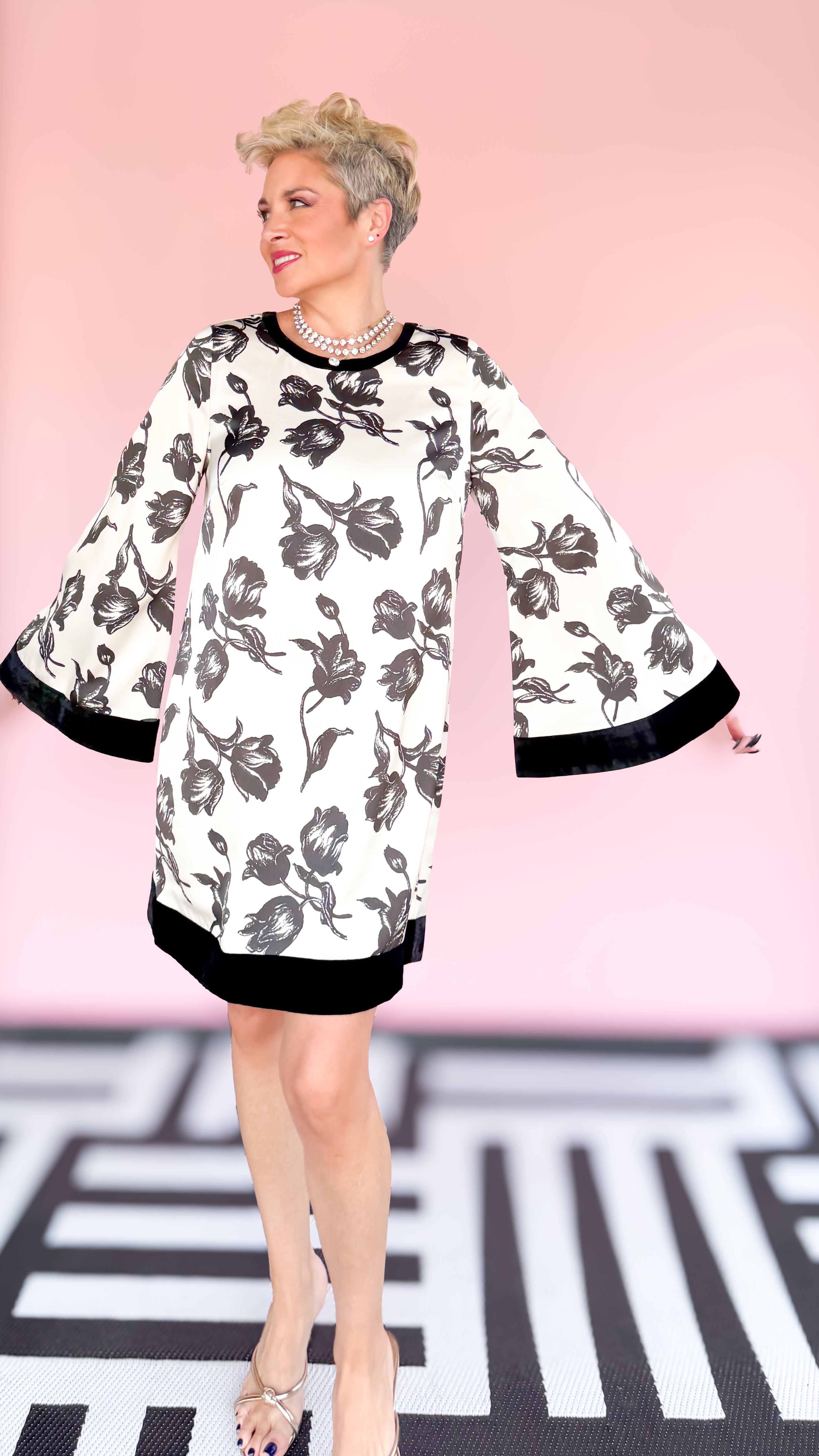 Juliette Mini Dress Snow Tulip