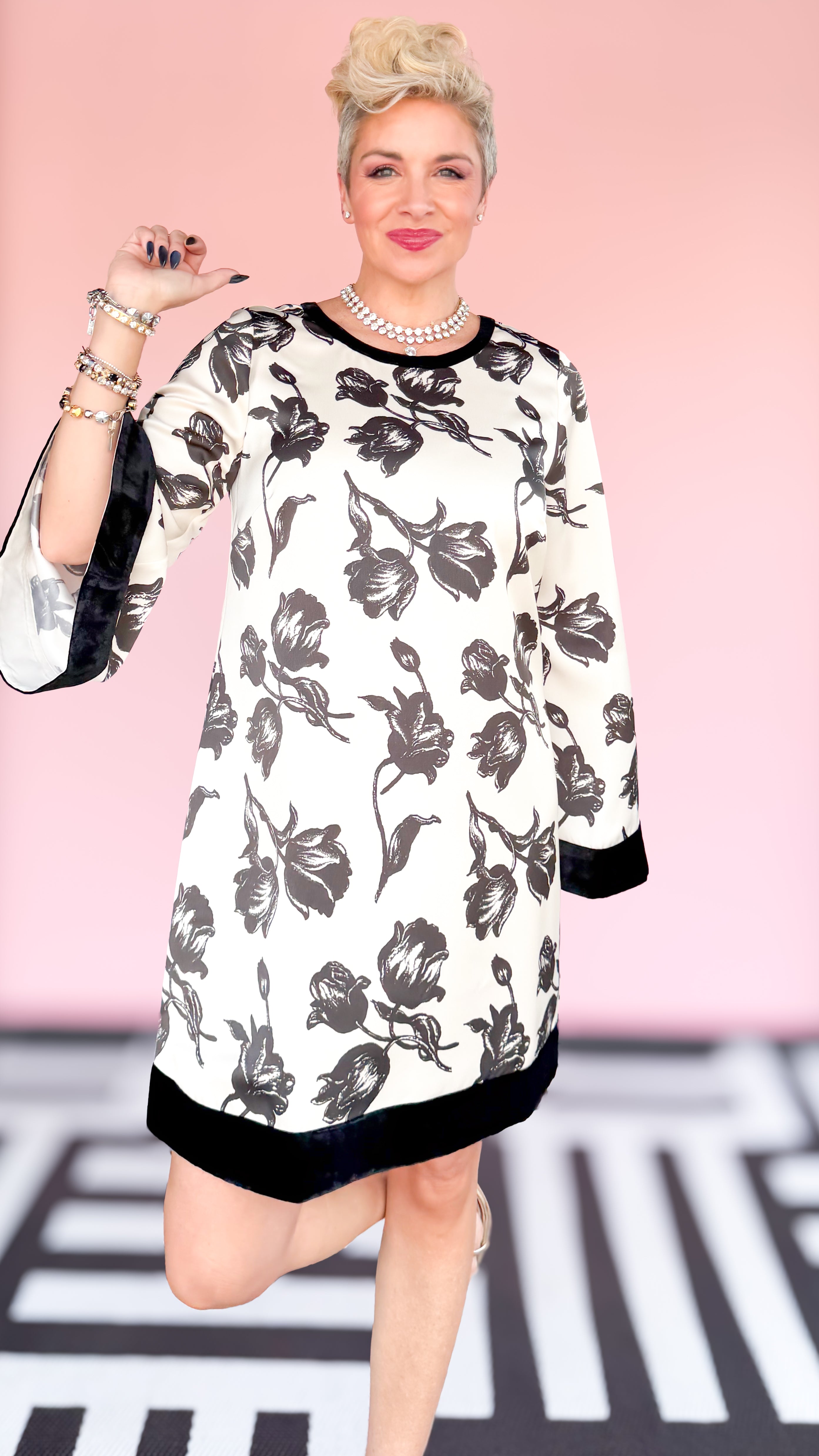 Juliette Mini Dress Snow Tulip