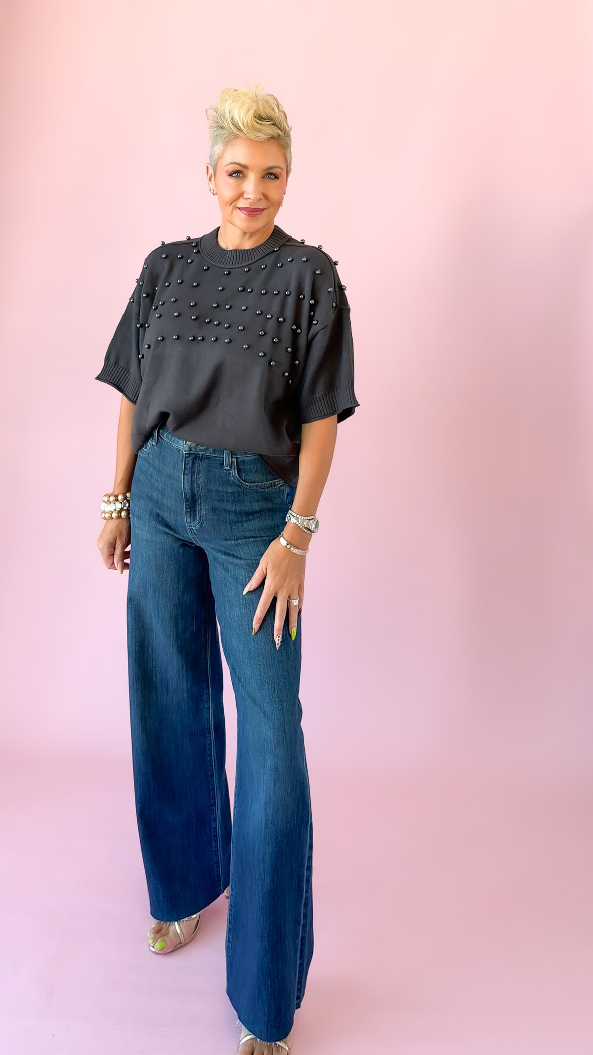 Josie High Rise Jeans/Dark Wash