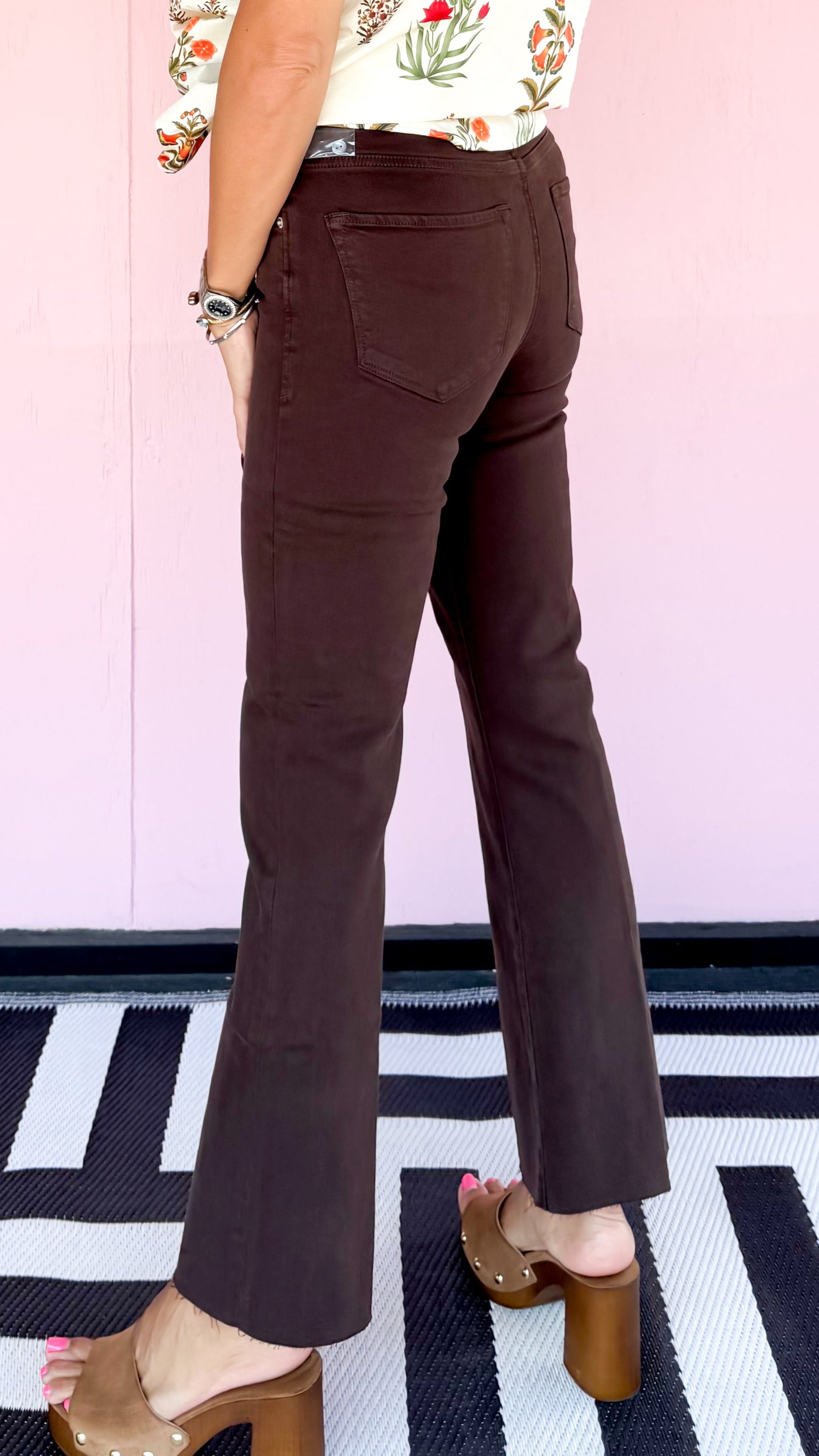 JEANNE FLARE JEAN/Dark Oak - The BLVD