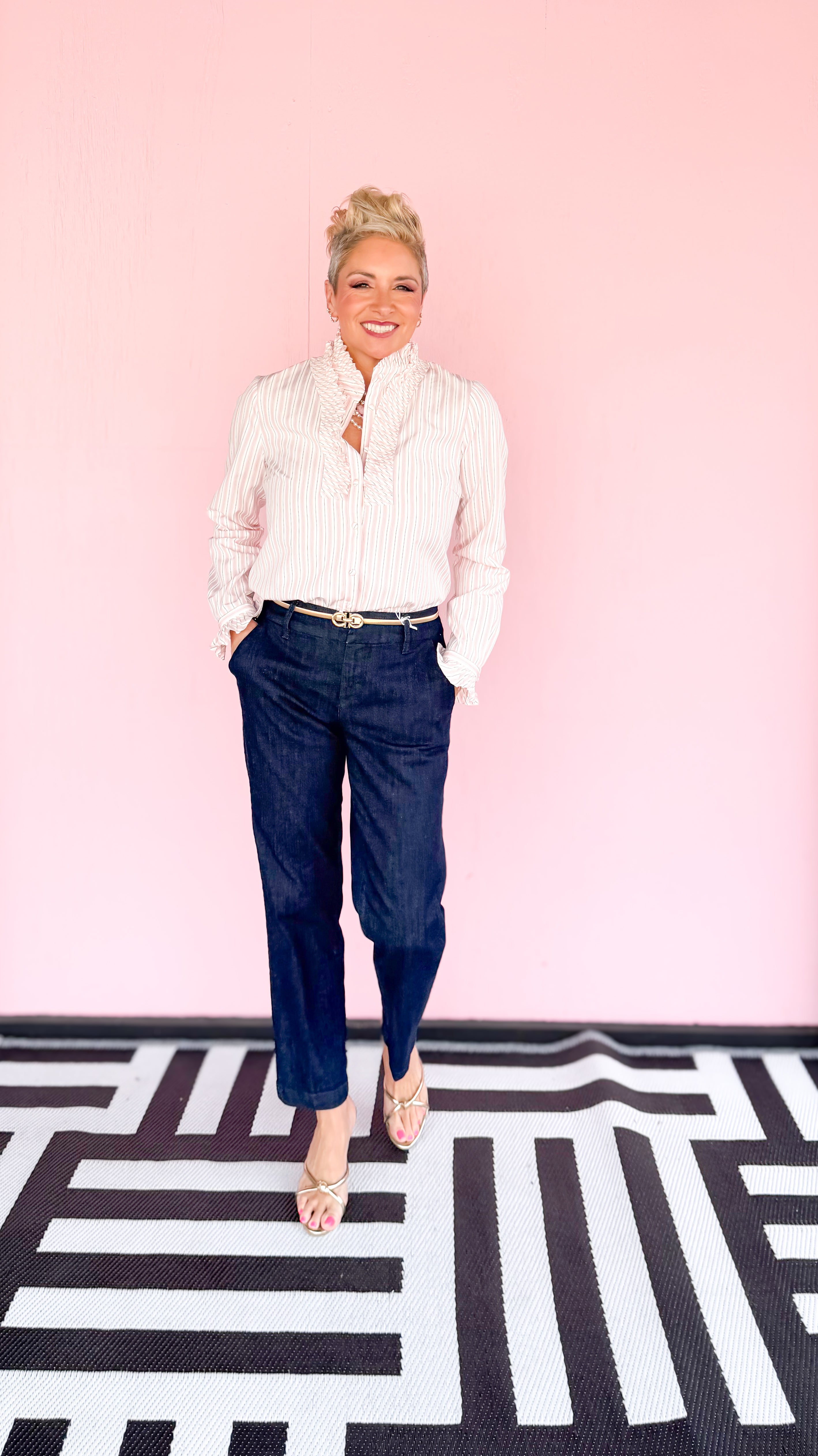 Hampton Denim Trouser/Zodiac