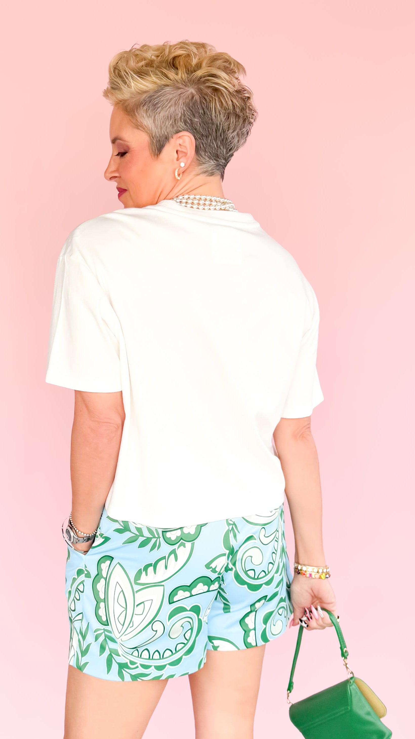 Maddox Boxy Tee/White