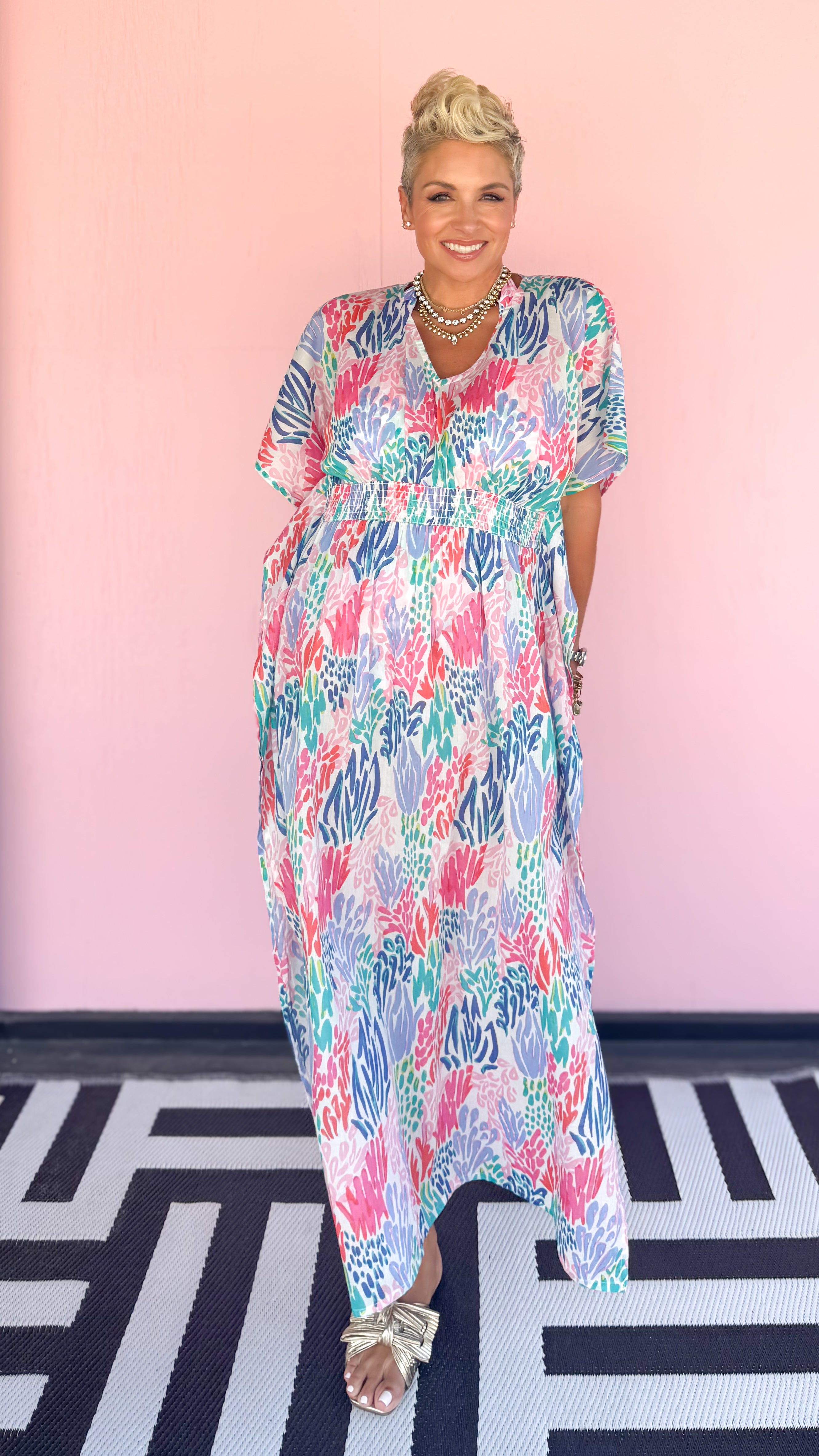 Priscilla Cover up/Pink