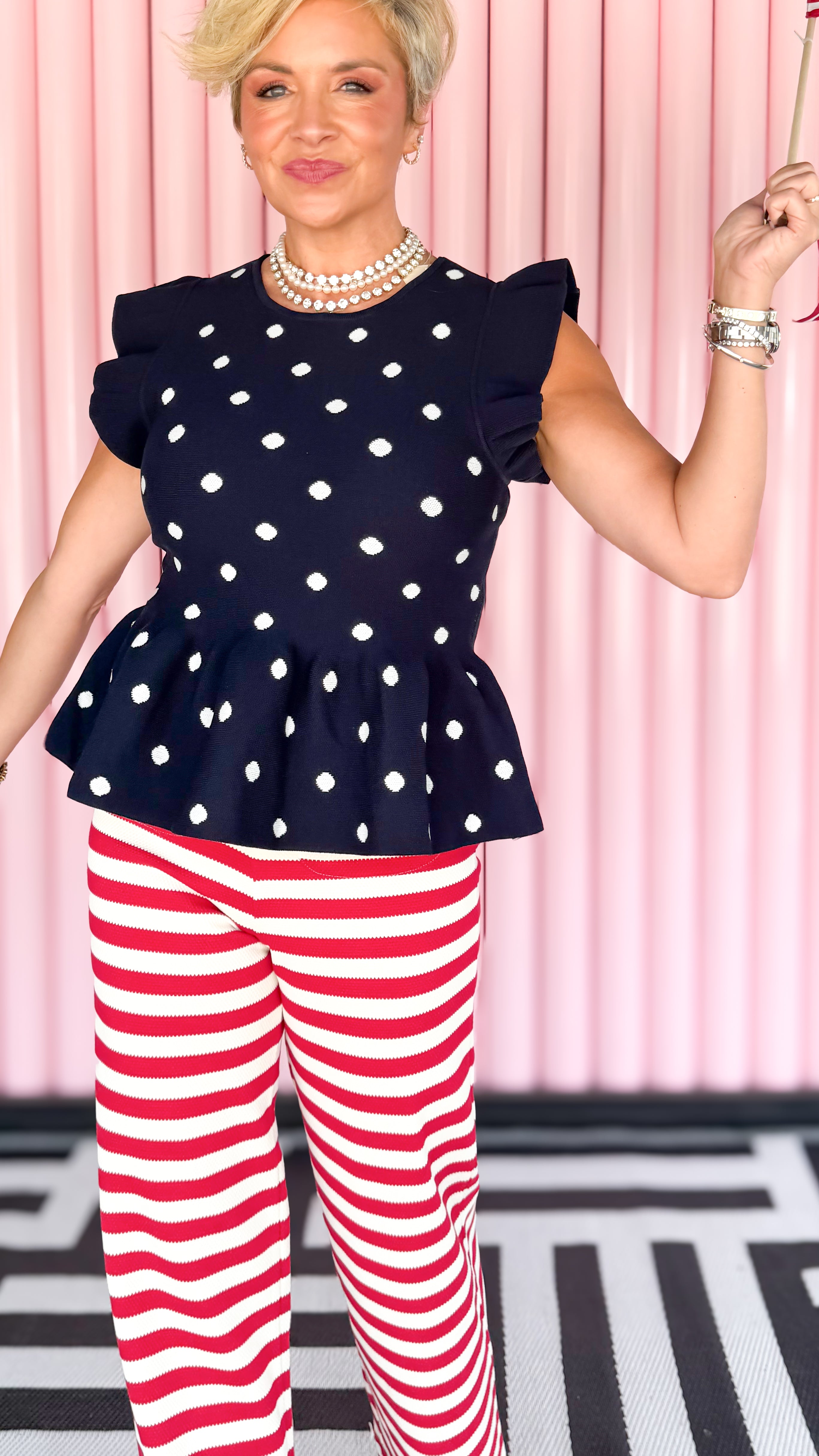 Jessie Polka Dot Top