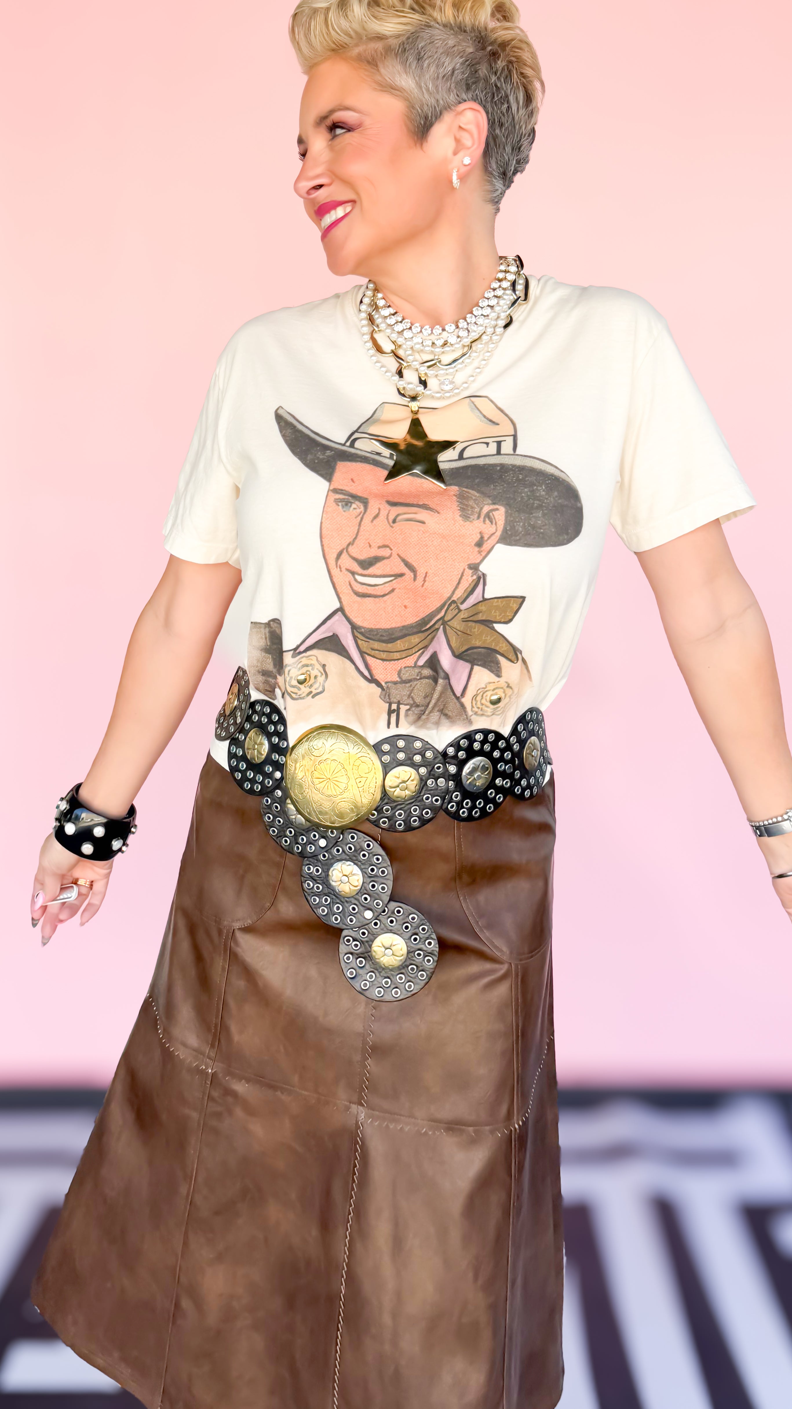 GINA Designer Cowboy Tee - The BLVD