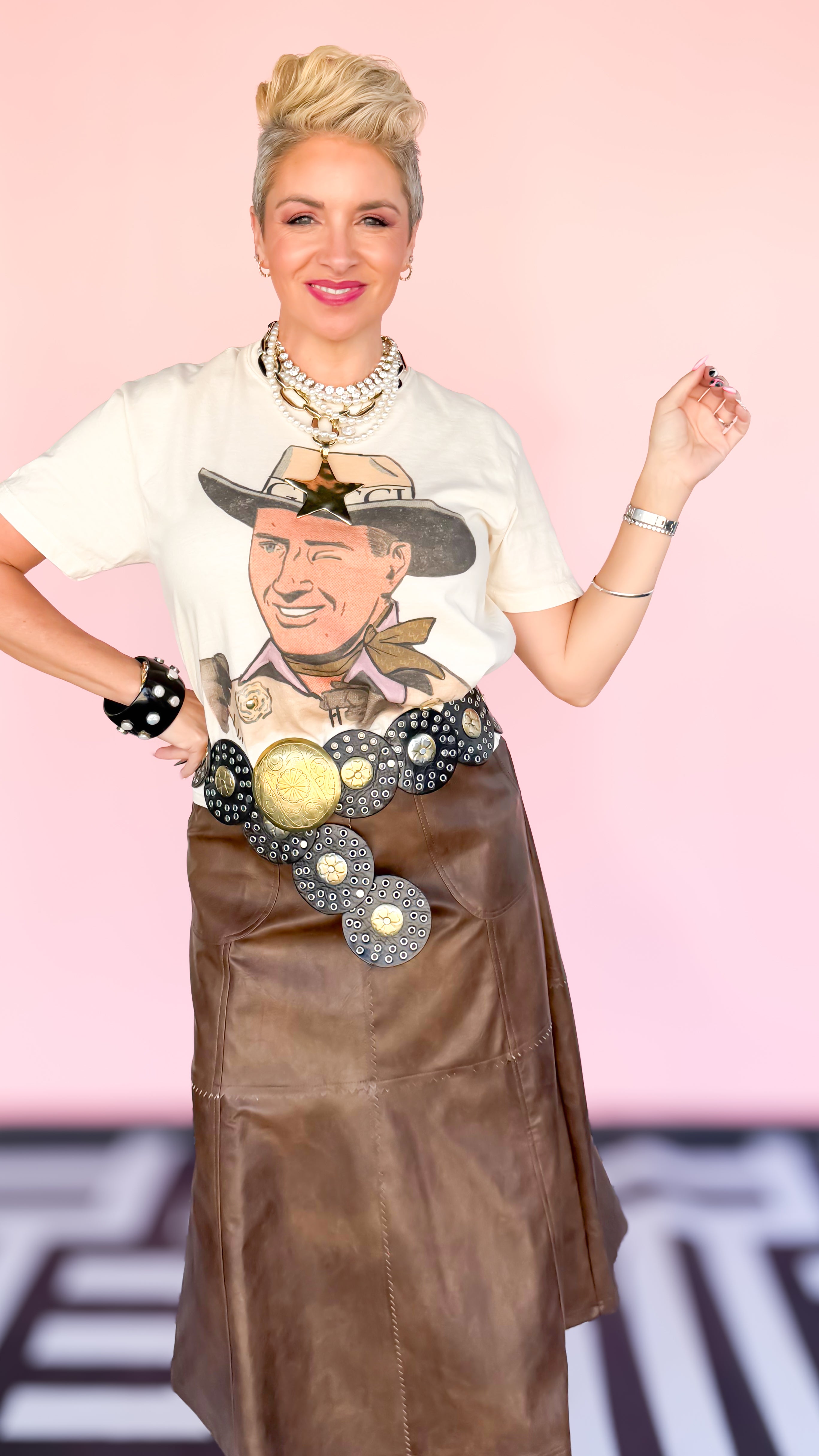 GINA Designer Cowboy Tee - The BLVD