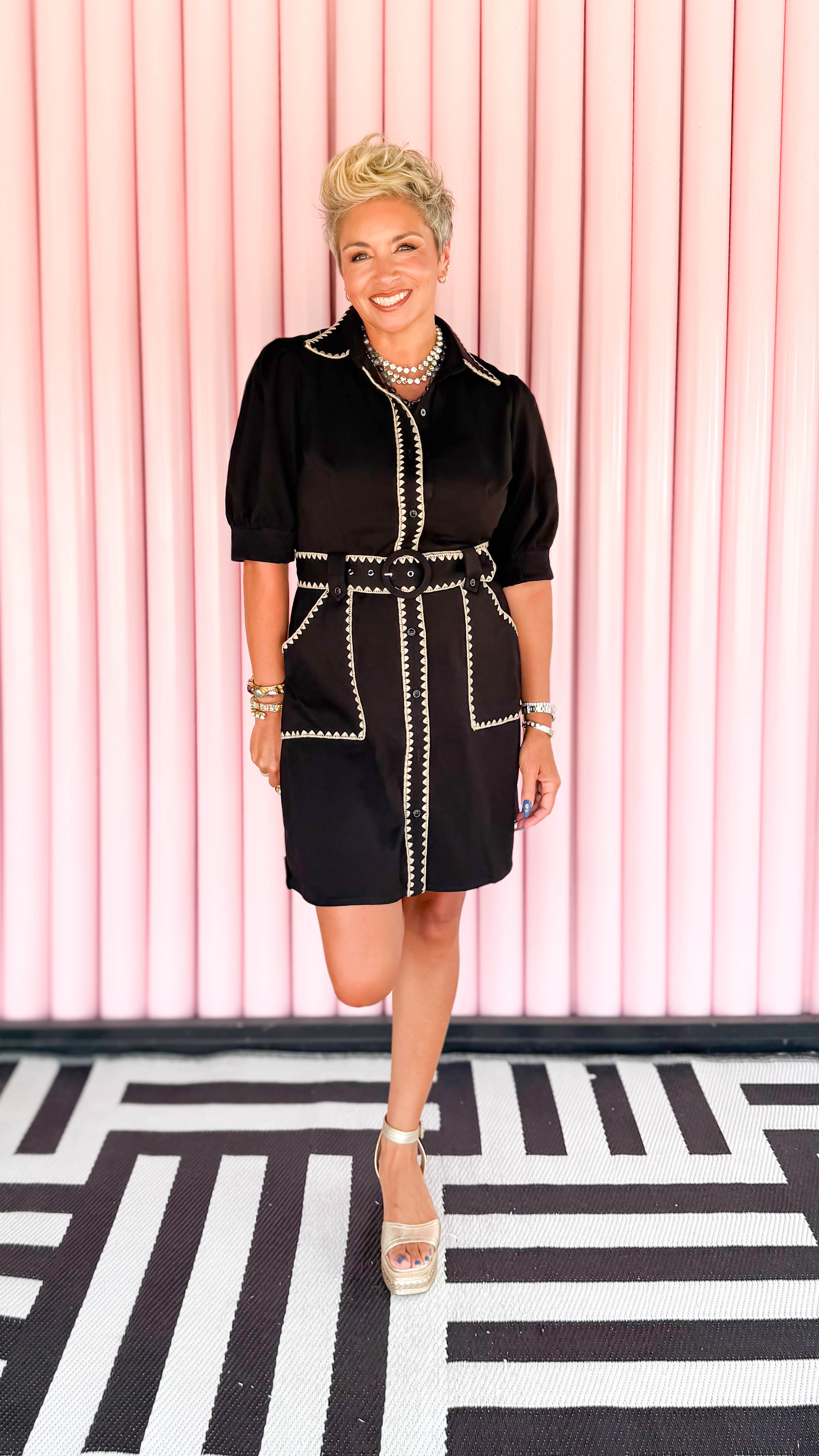 Sandra Mini Dress/Black