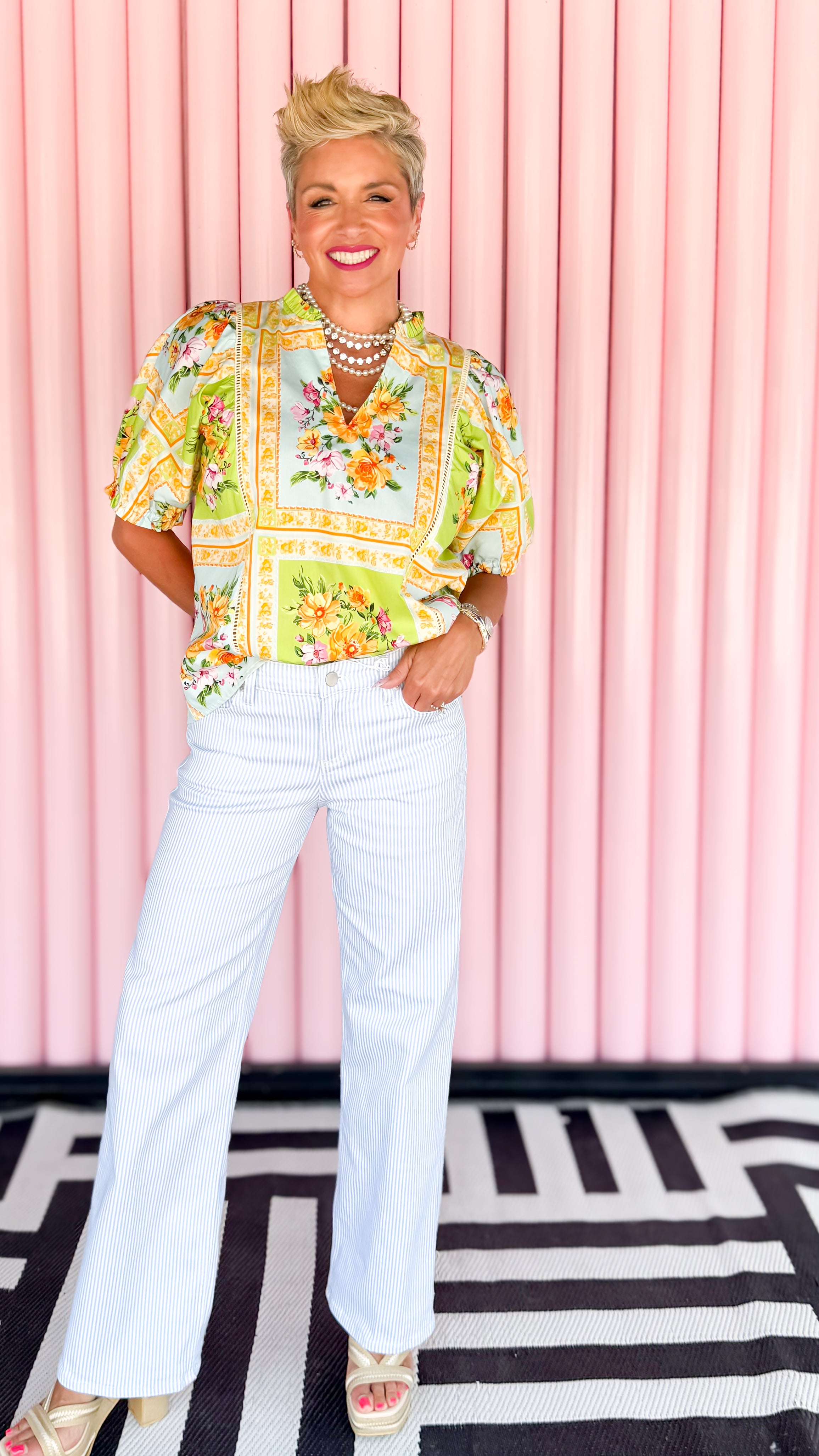 Taylor Skyway Stripe Jeans