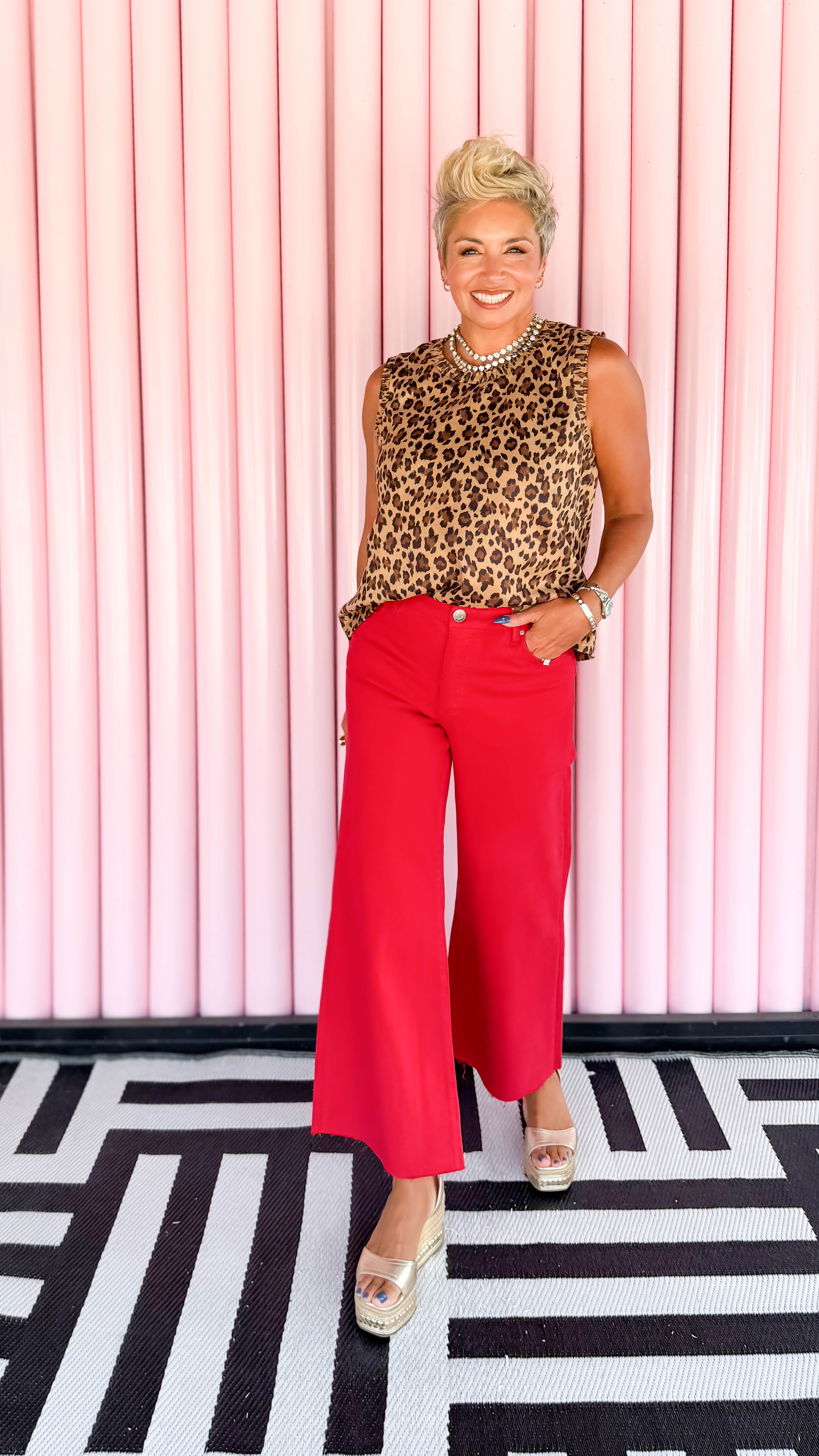 Lucy Leopard Top