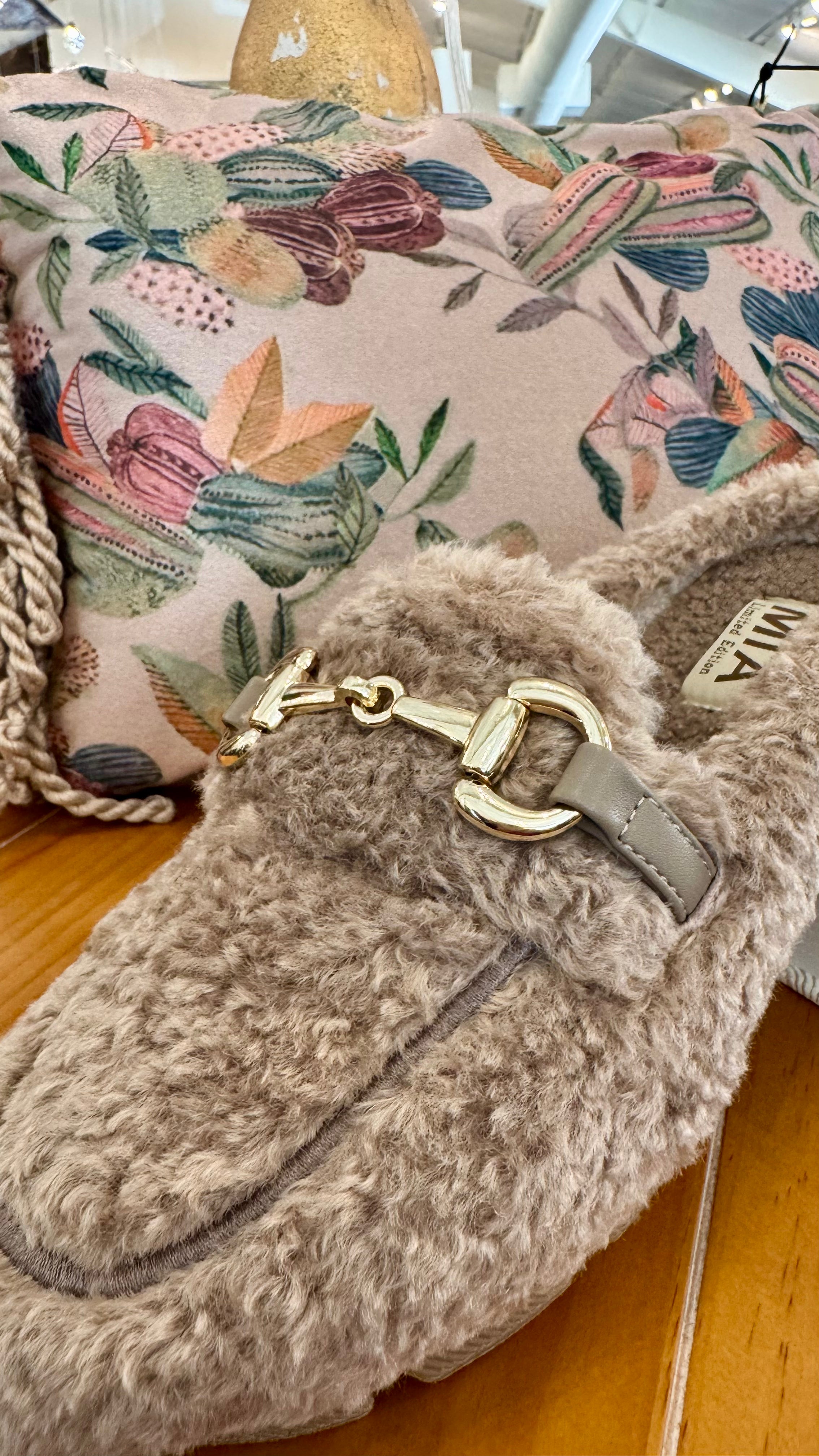 Shearling Mule Slide