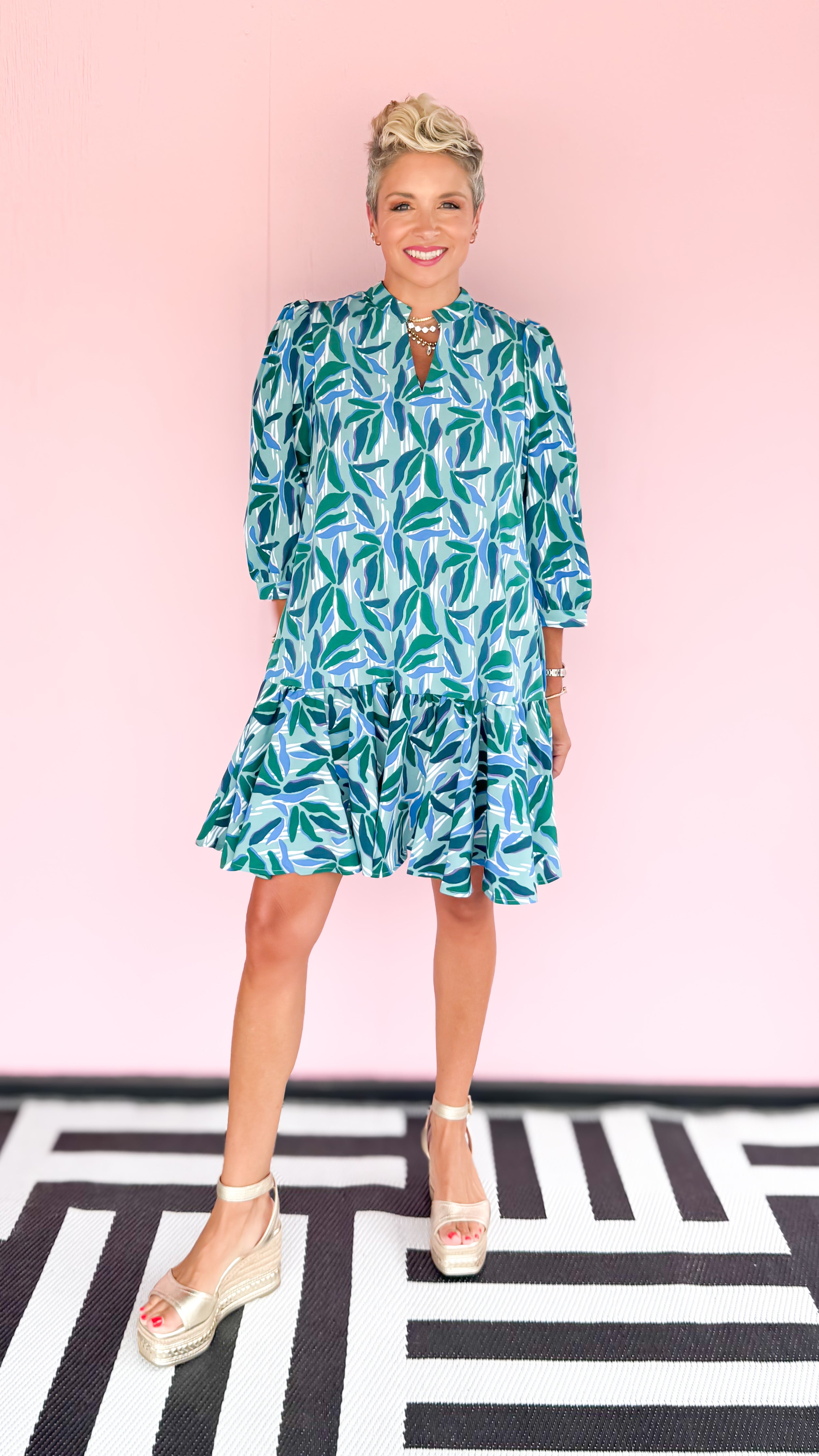 Naomi Reflecting Dress/Blue