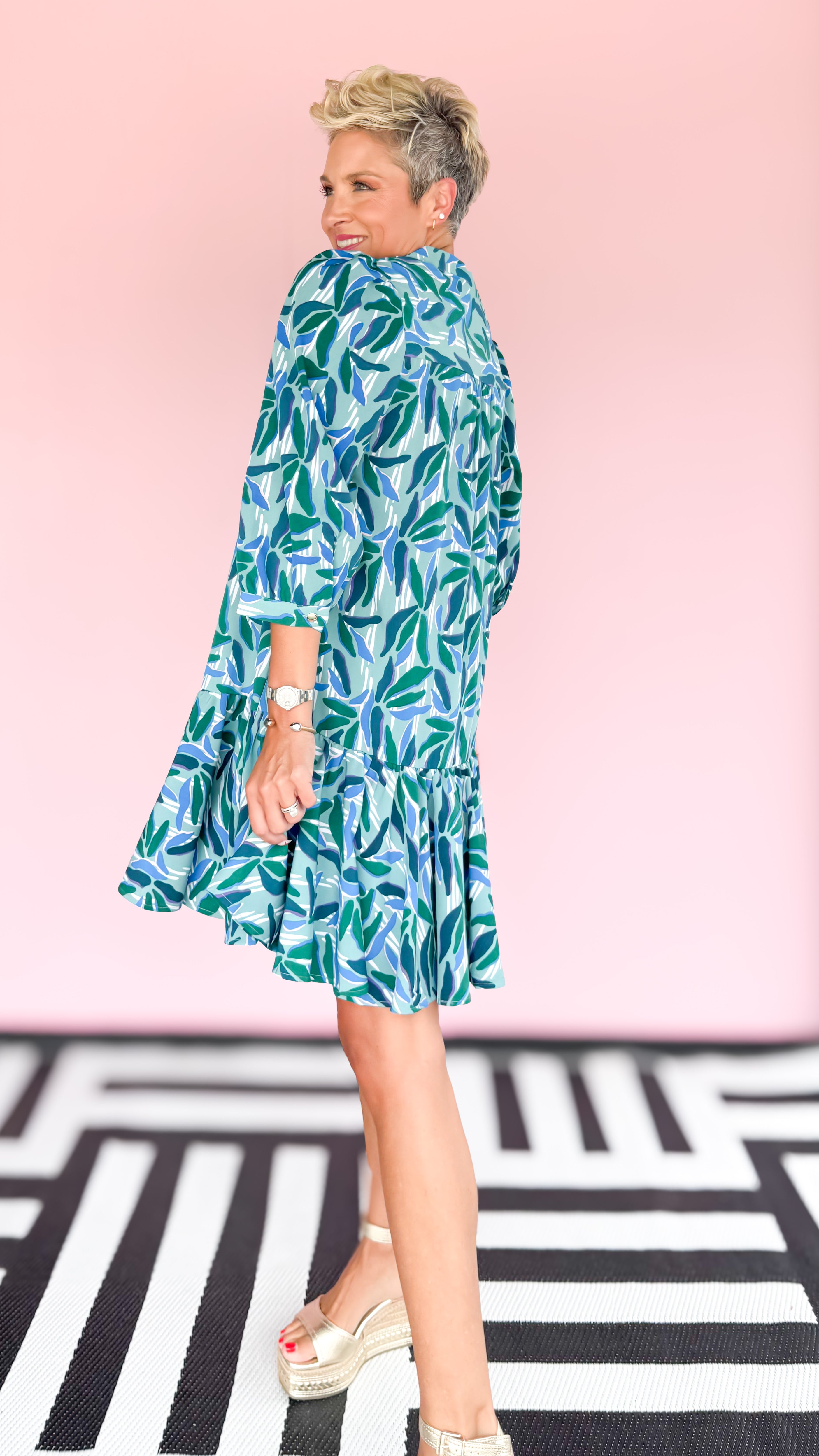 Naomi Reflecting Dress/Blue
