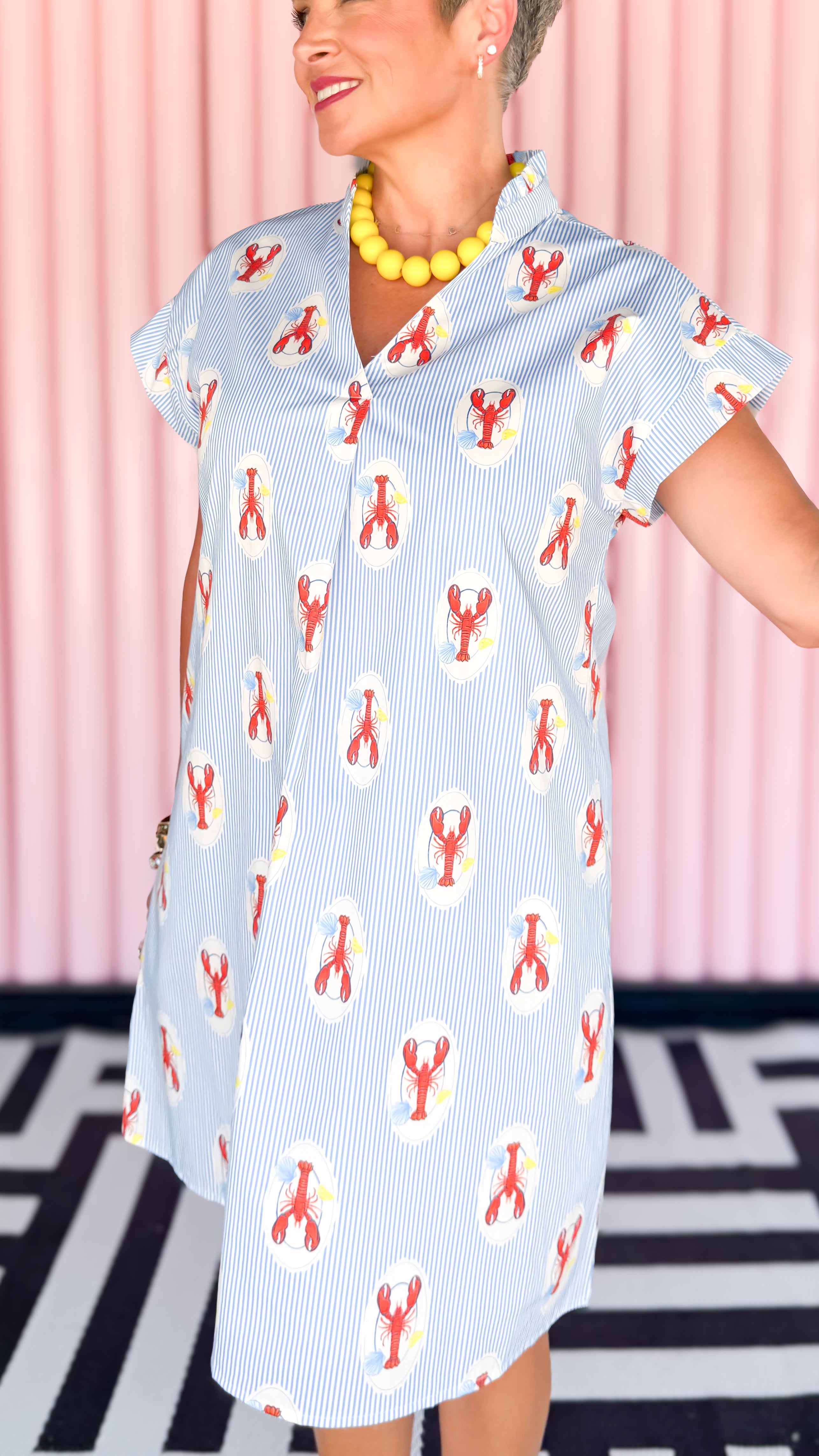 Striped Lobster Dress