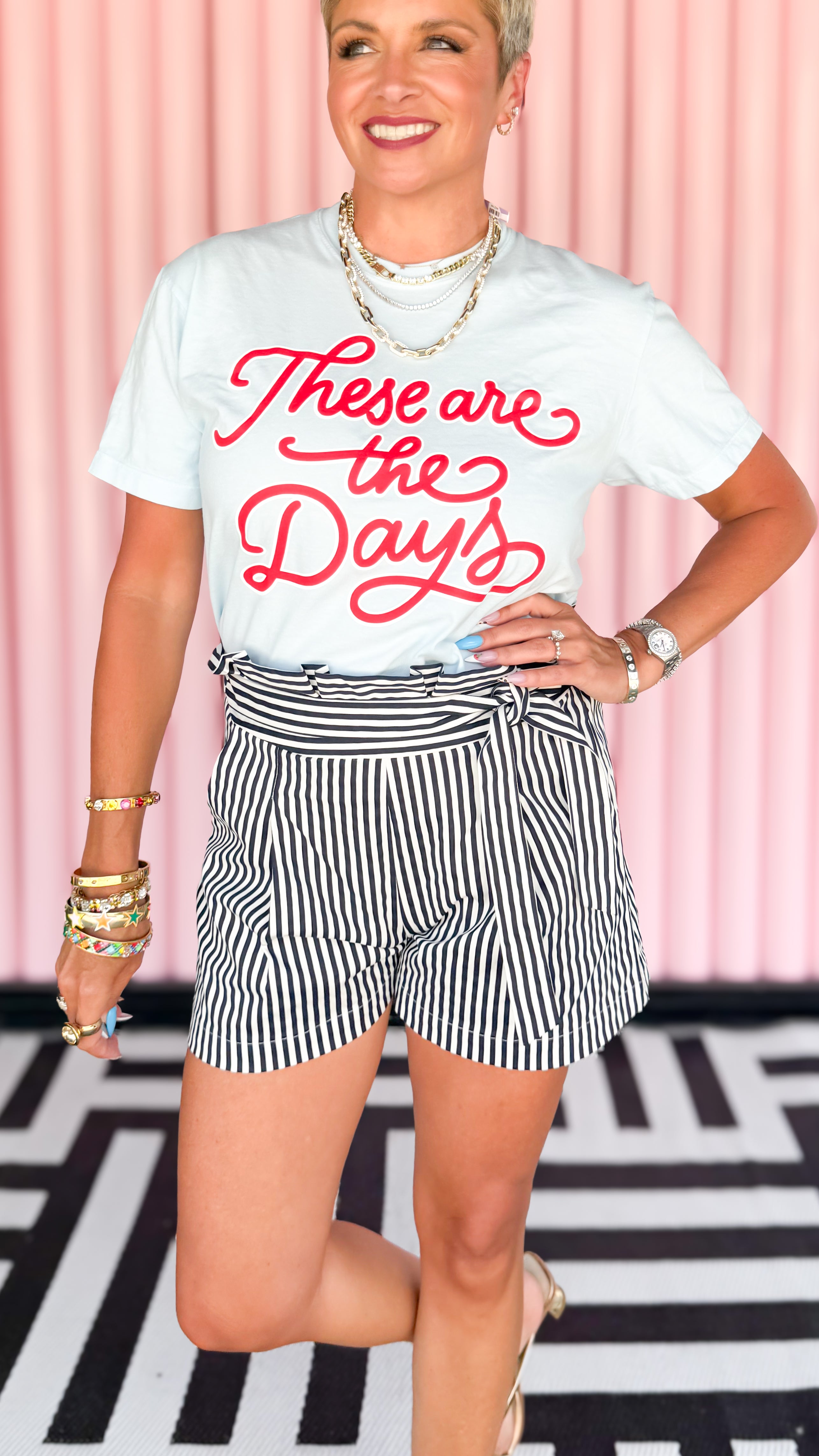 THESE ARE THE DAYS Crop Tee