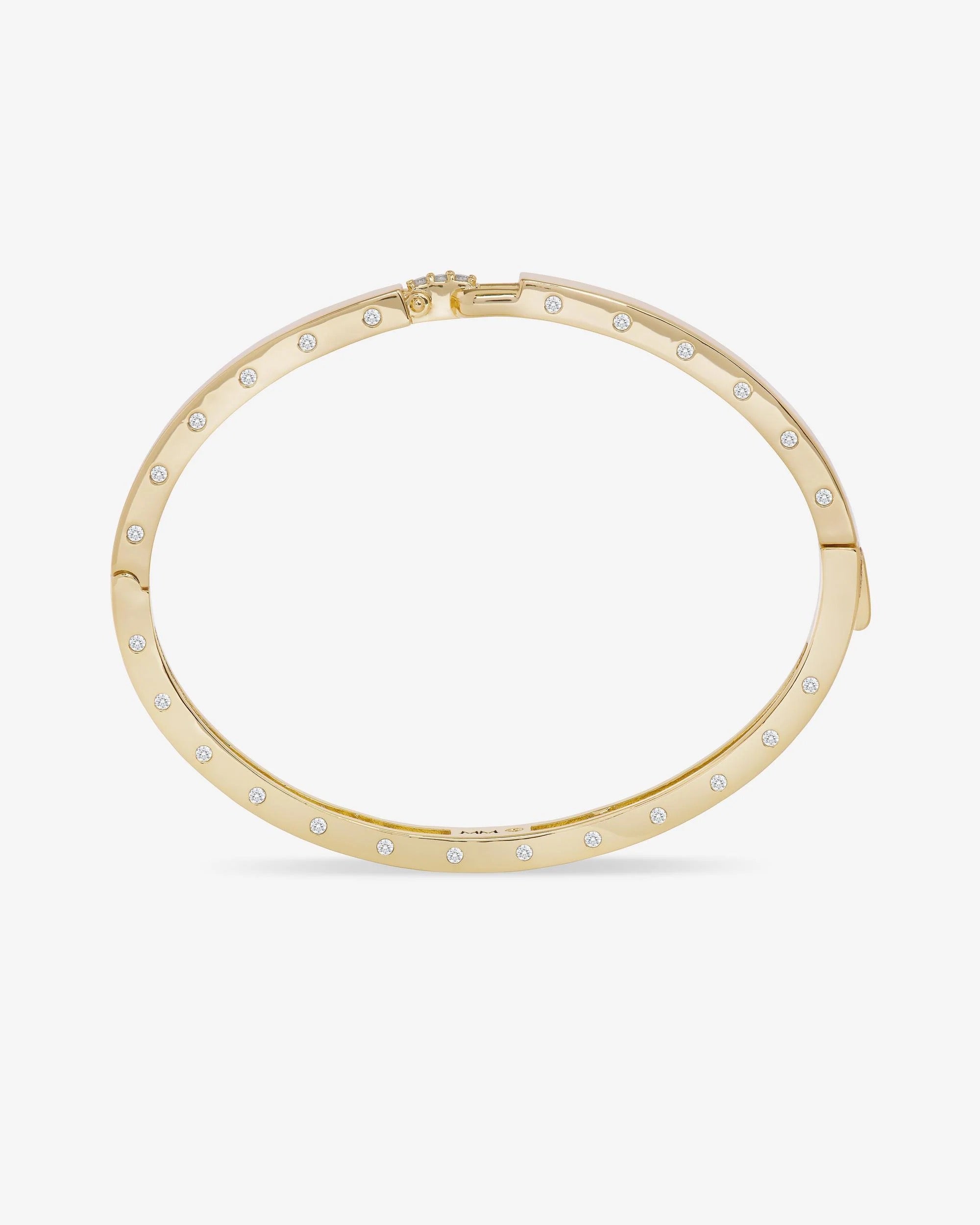 Ashley Lock Cuff 6mm jewelry detail - full view - BLVD Boutik