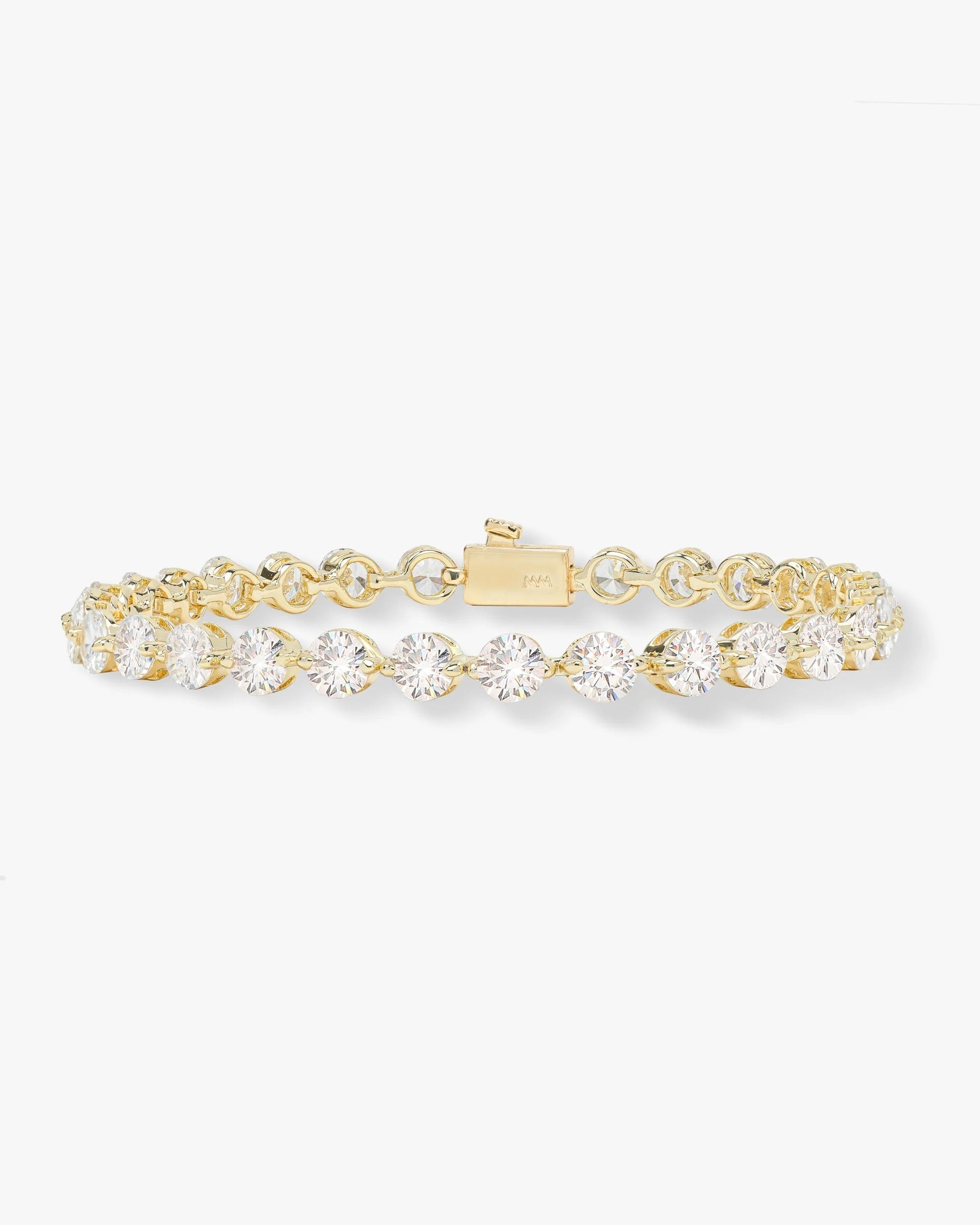 She's an Icon Tennis Bracelet jewelry detail - front view - BLVD Boutik