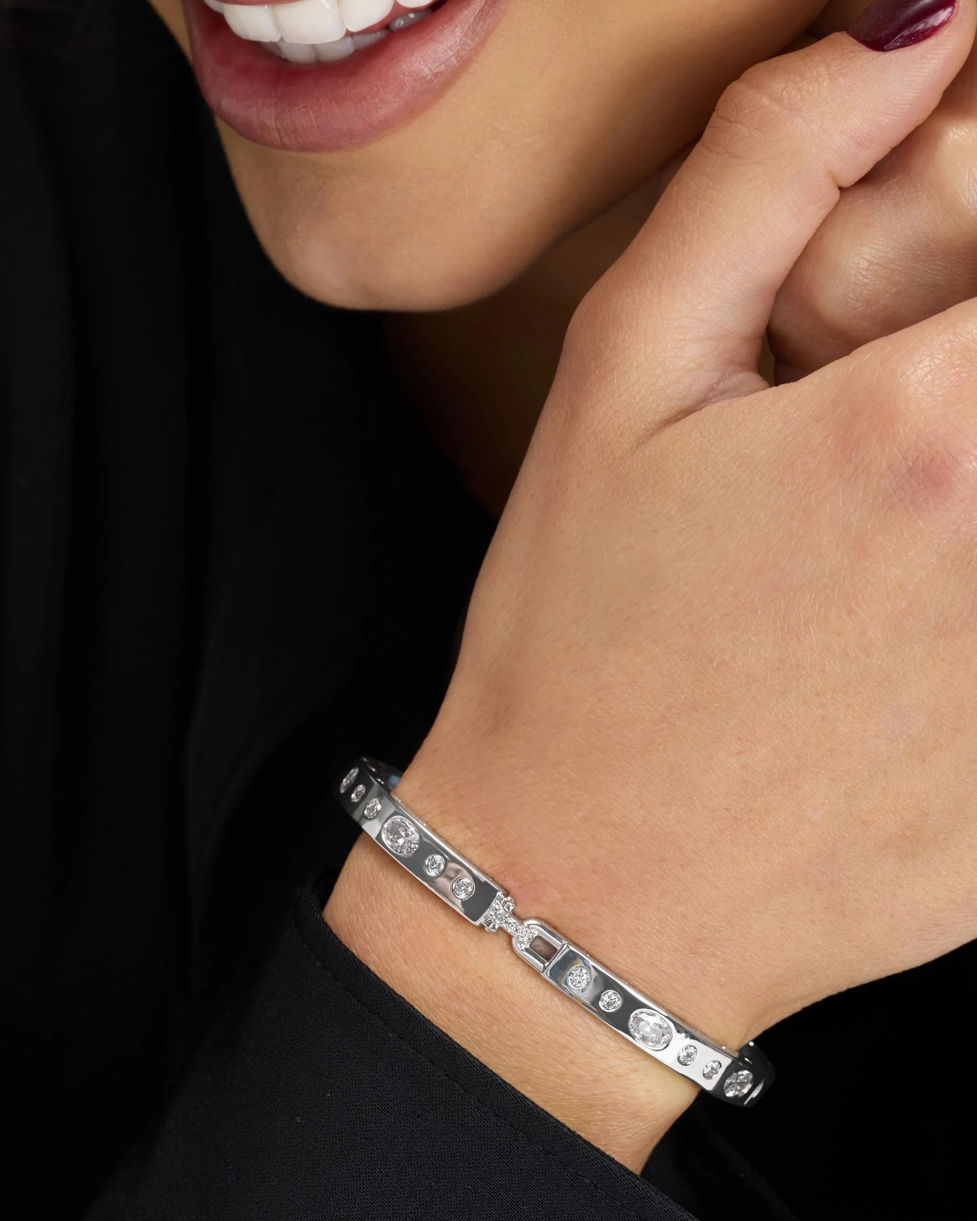 Ashley Sunset Lock Cuff 6mm - The BLVD