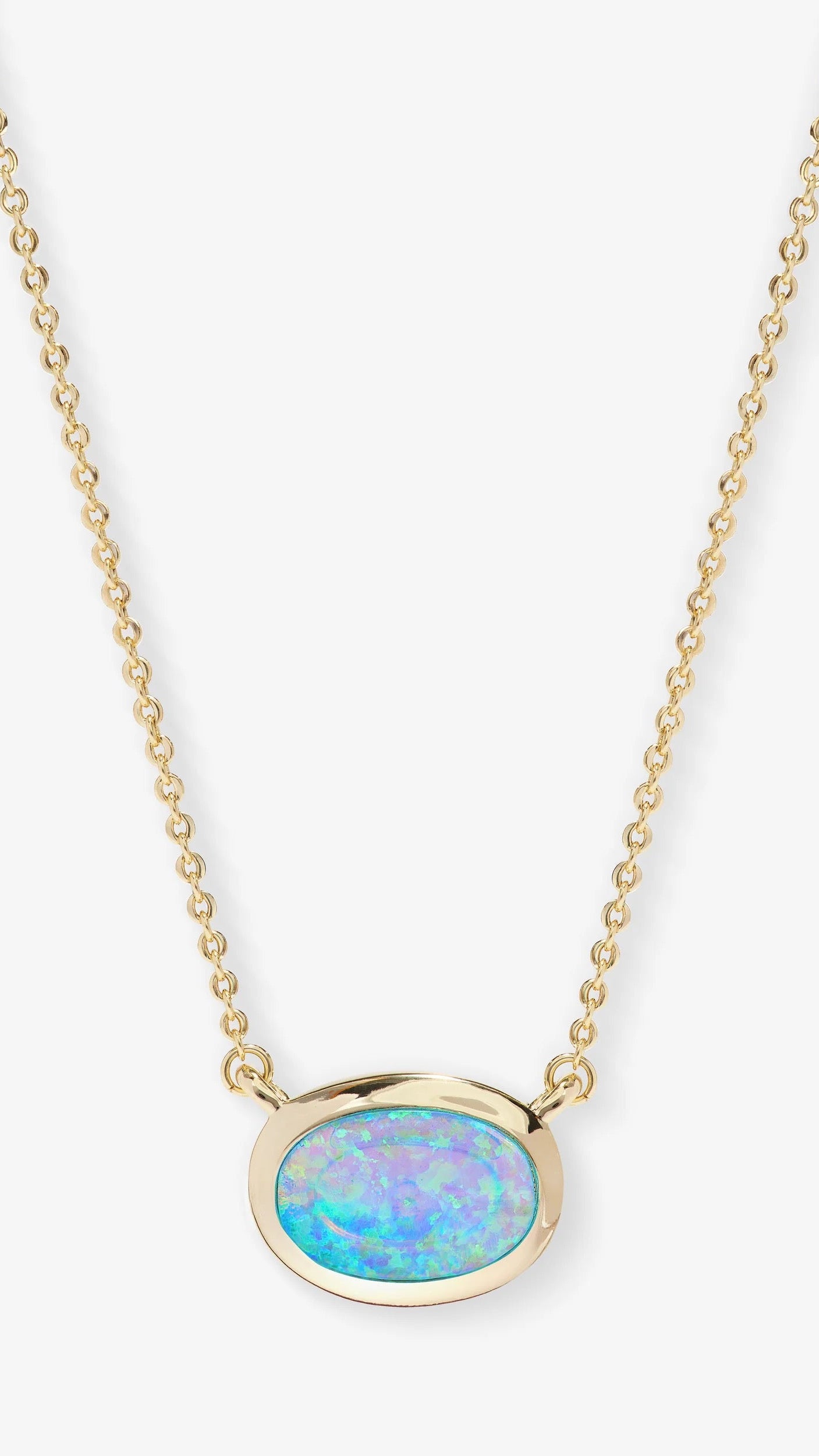 She's a Boss Pendant Necklace/Opal - The BLVD