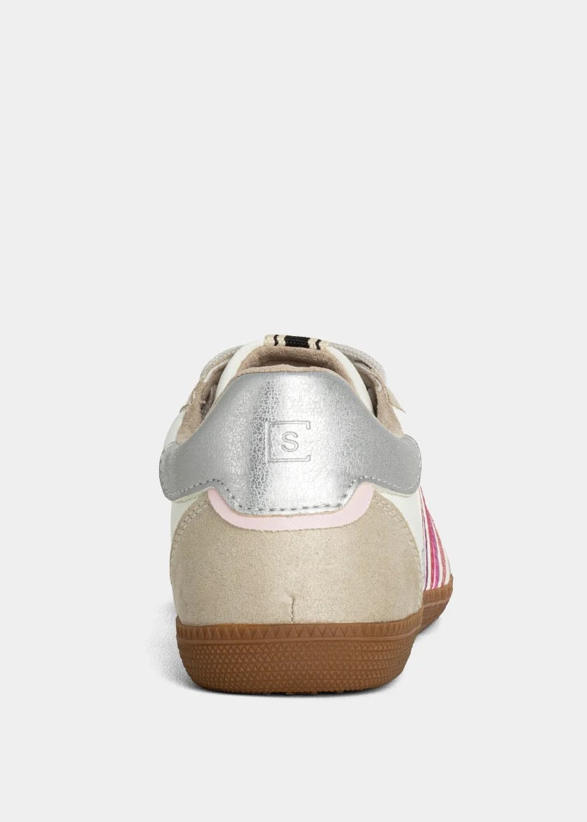 Stevie tennis shoe shown on model - detail view - BLVD Boutik