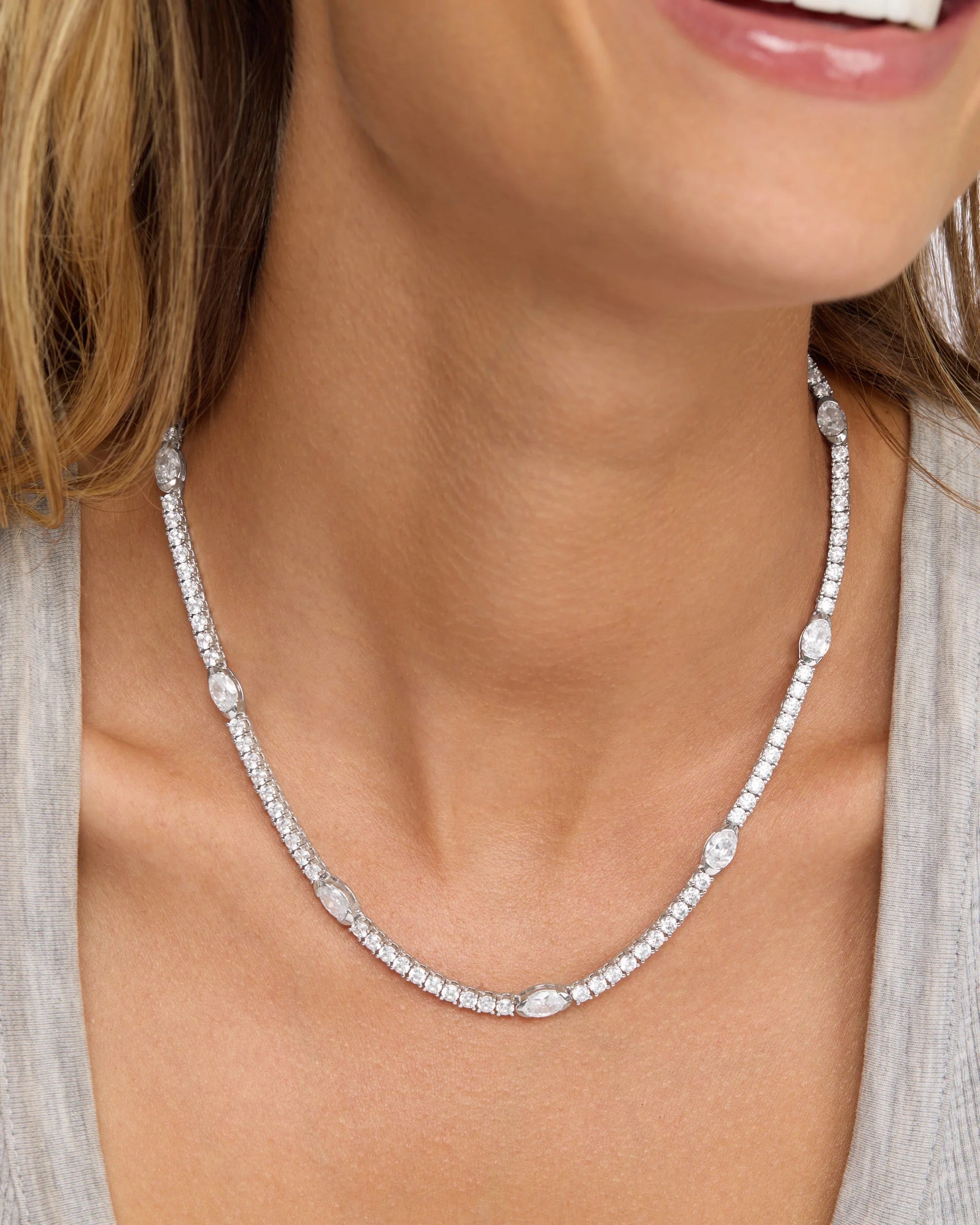The Maven Tennis Necklace 16" - The BLVD