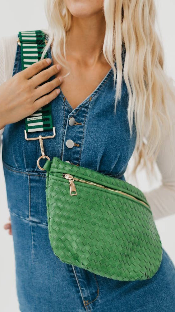 Diagonal Woven Westlyn Bum Bag