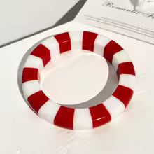 Striped Resin Bracelet