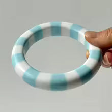 Striped Resin Bracelet