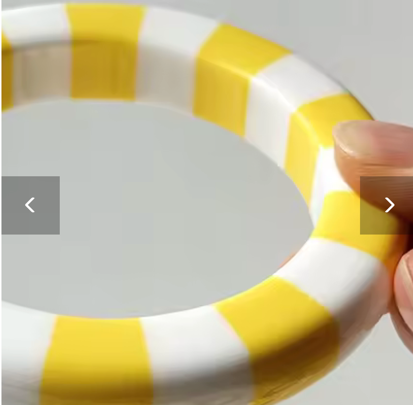 Striped Resin Bracelet