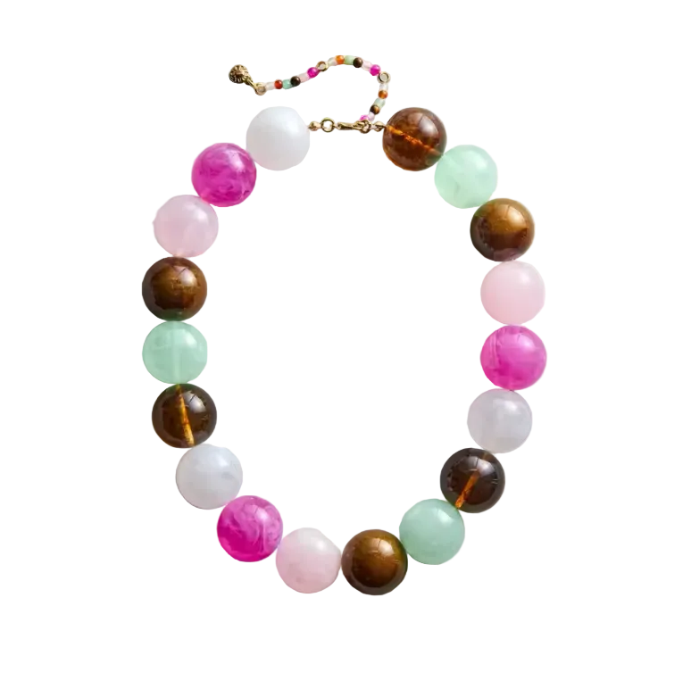 Chunky Multi Ball Necklace