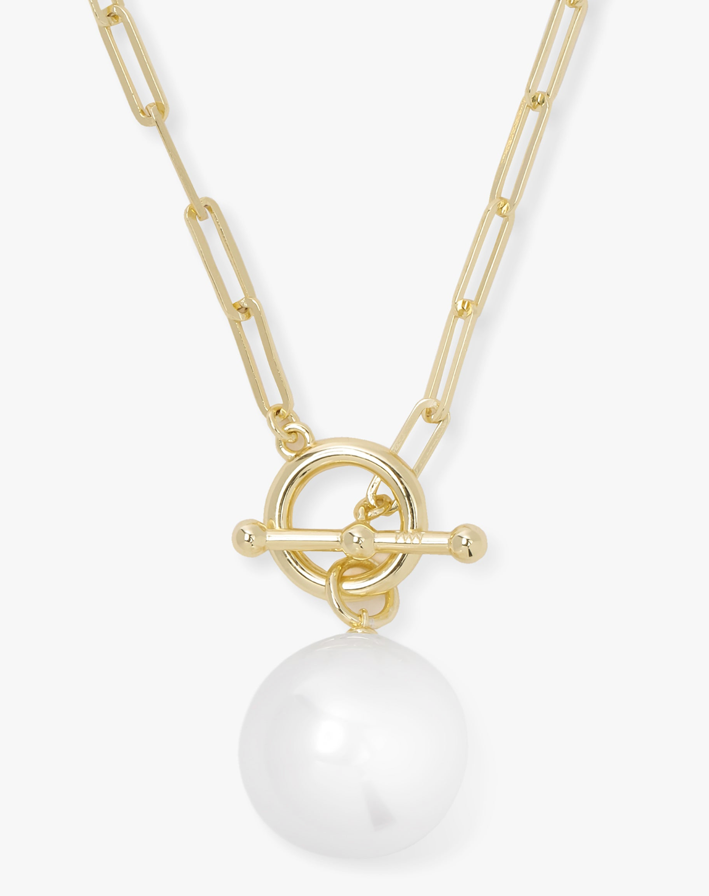 Life's A Ball Pearl Pendant Necklace