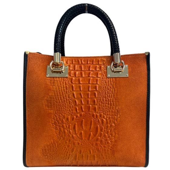 Coconut Suede Leather Bag - The BLVD