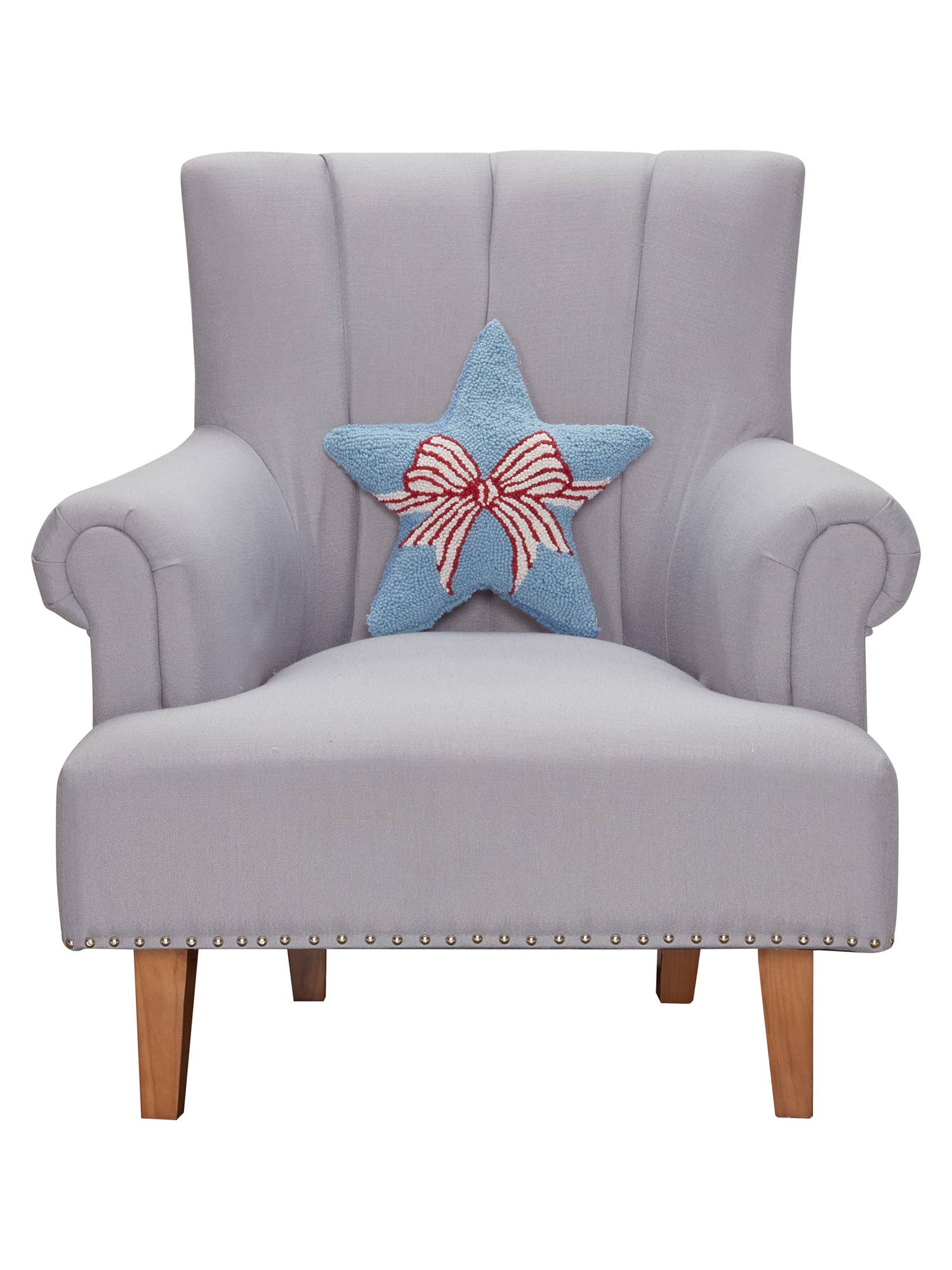 Shaped Star Bow Hook Pillow