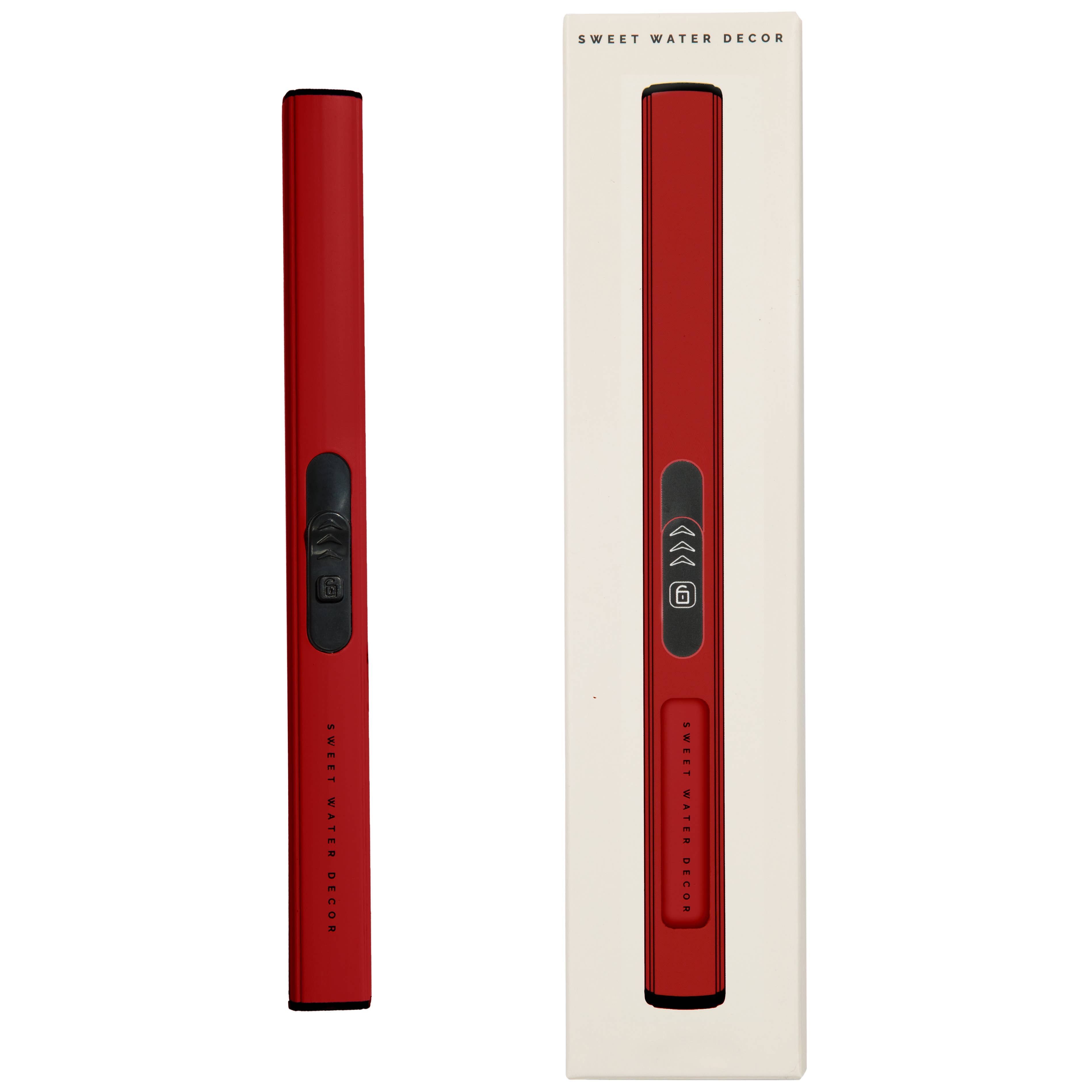 Red Rechargeable Electric Lighter - Home Decor - The BLVD