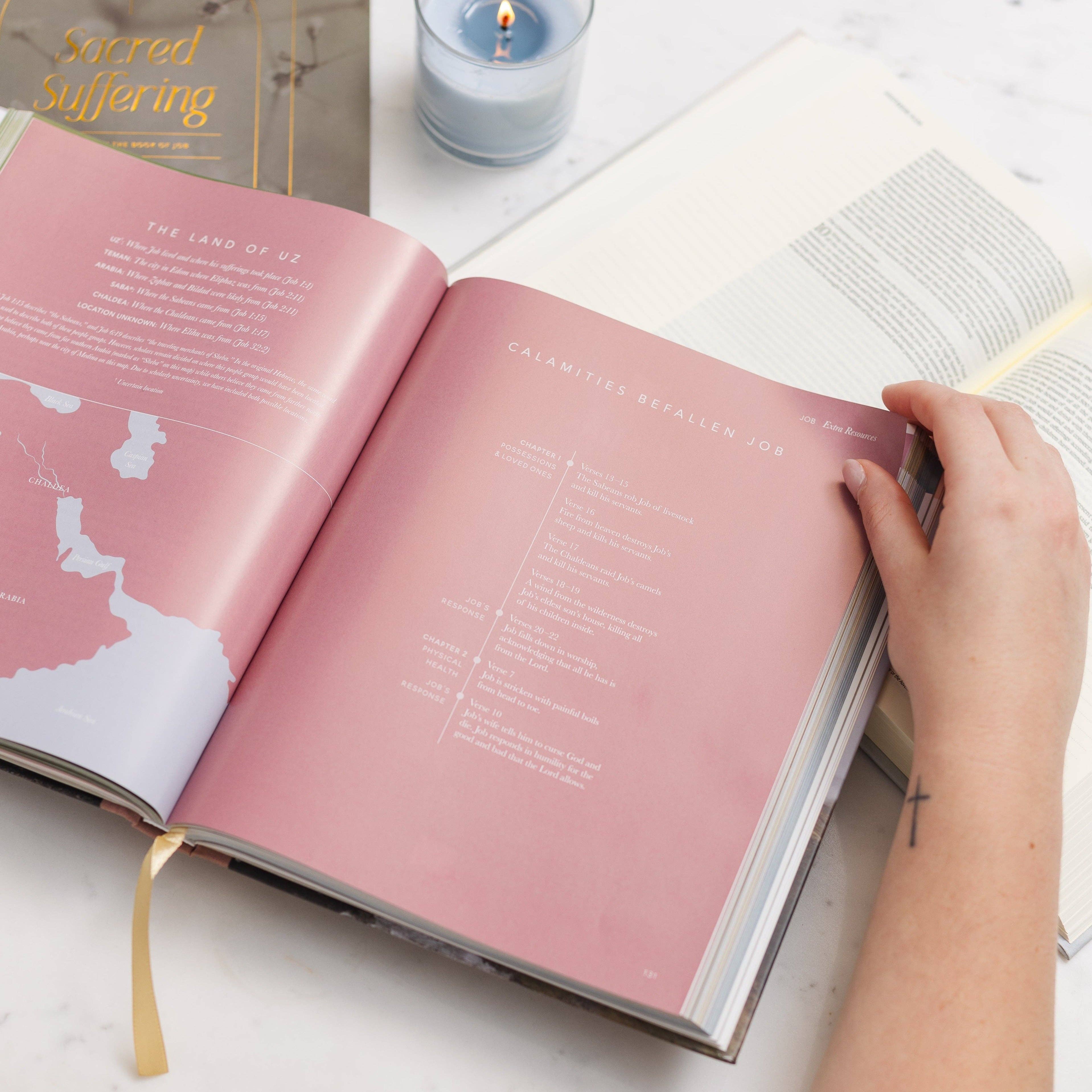 The Bible Handbook coffee table book product photo - open view - BLVD Boutik