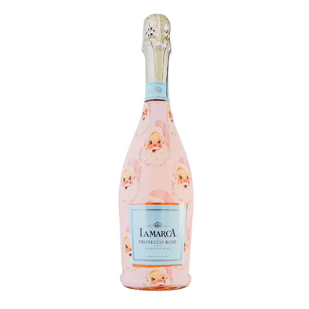 Beau Bottles Limited Edition Watercolor Pink Santa- La Marca Edition