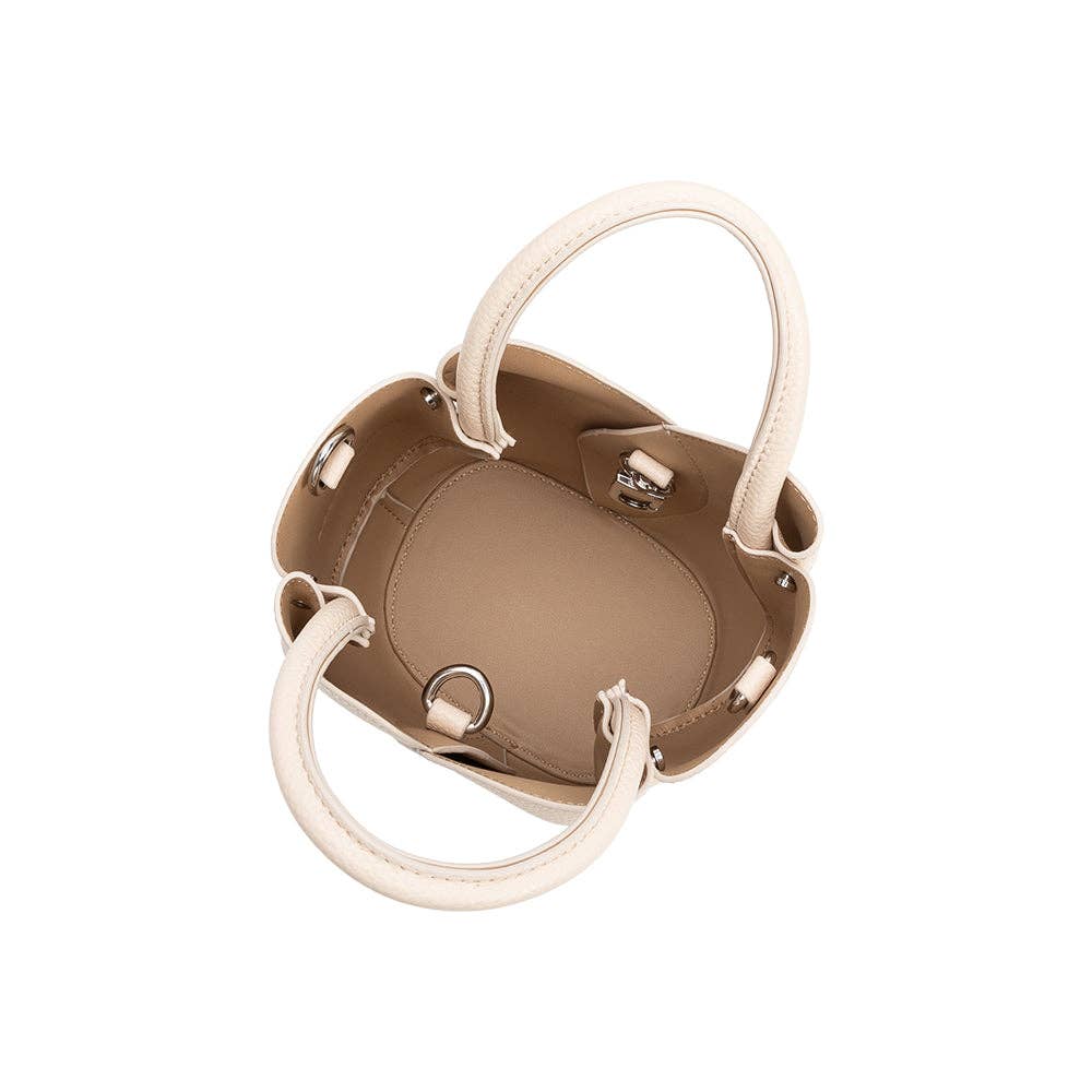 Bone tulip mini bag accessory - detail view - BLVD Boutik