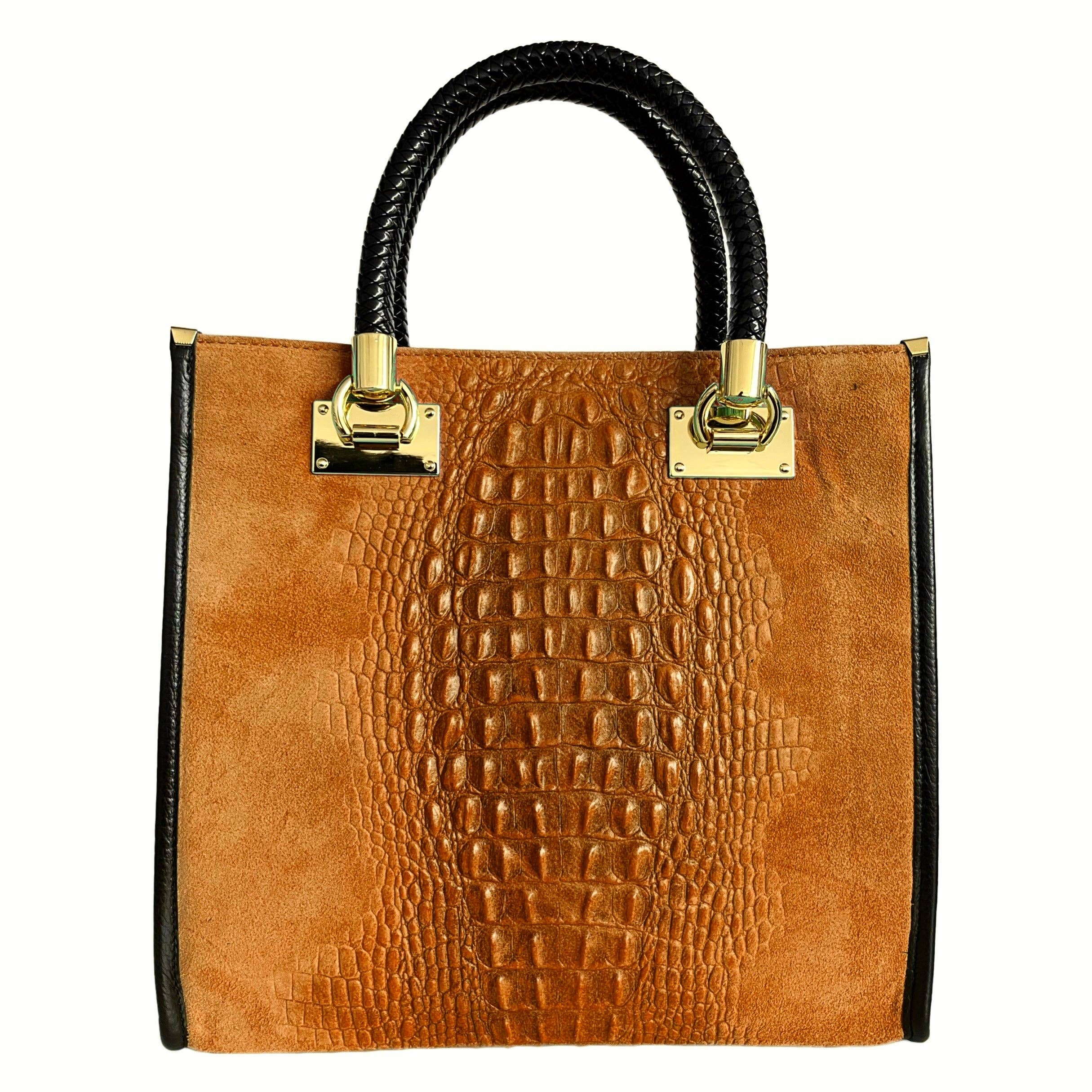 Coconut Suede Leather Bag - The BLVD