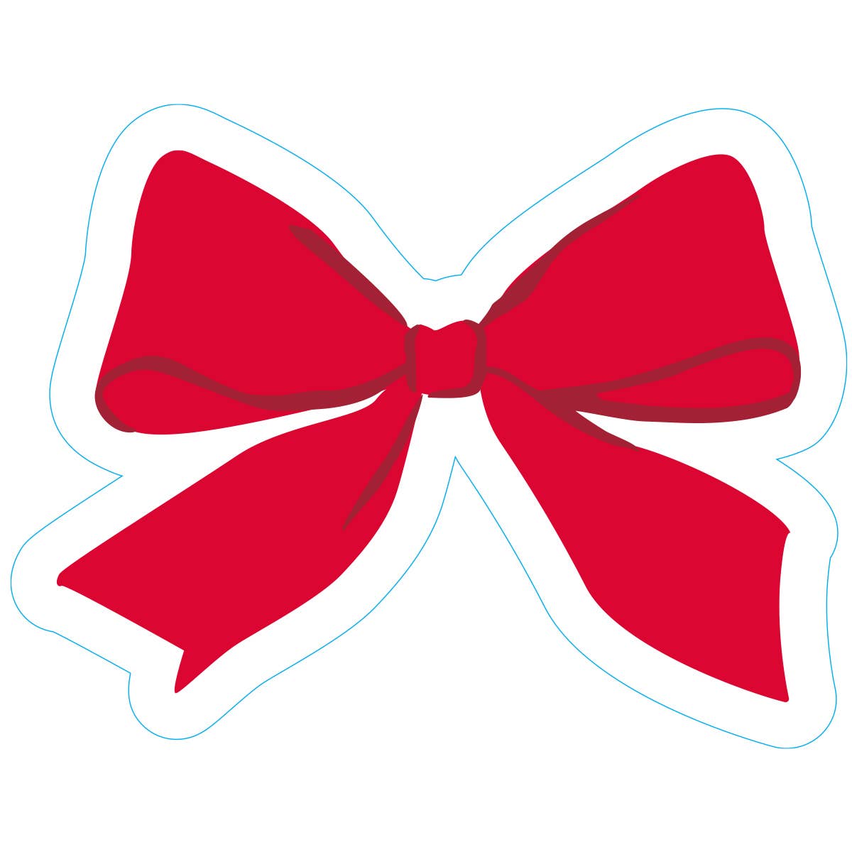 Holiday Cocktail Napkins | Red Bow Die Cut