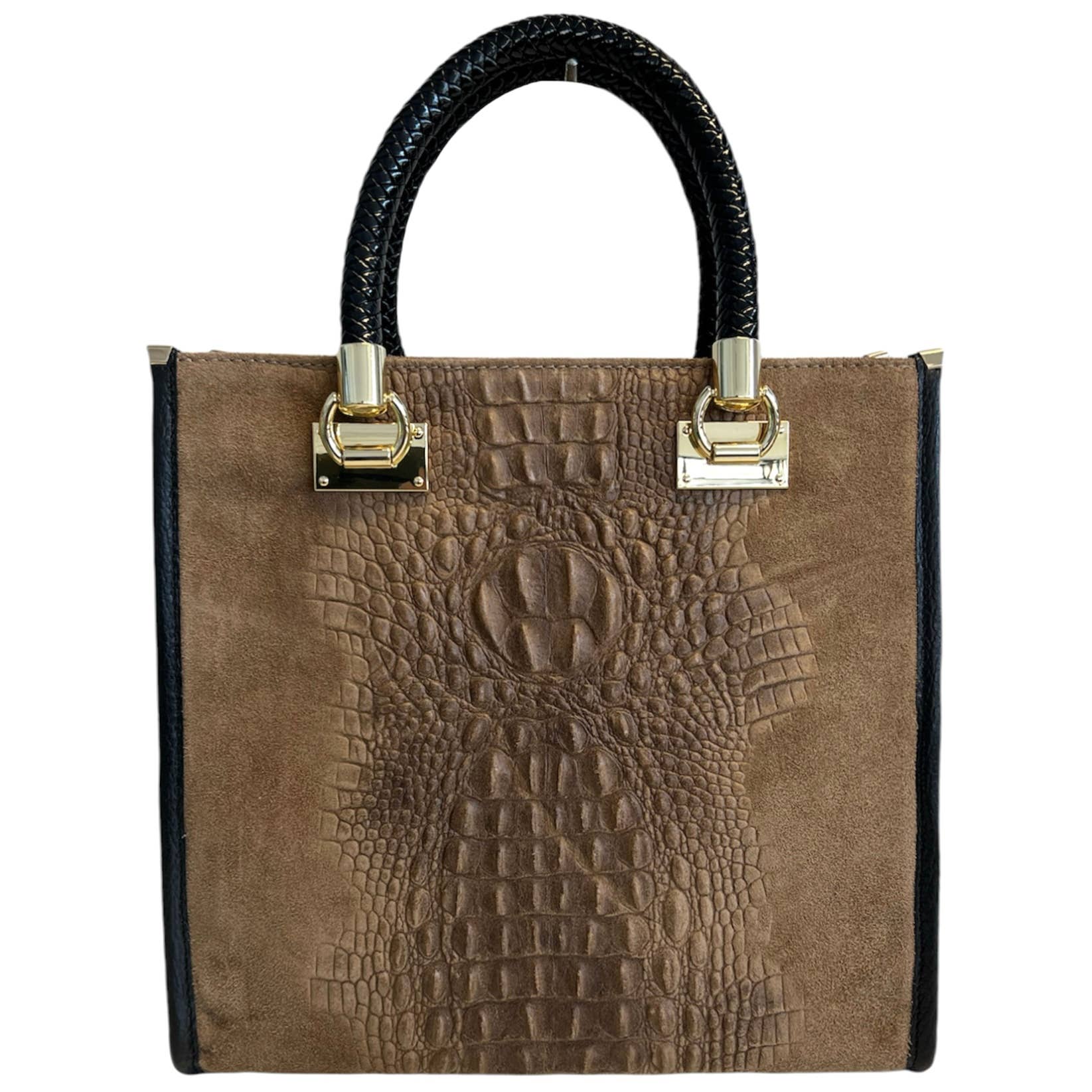 Coconut Suede Leather Bag - The BLVD
