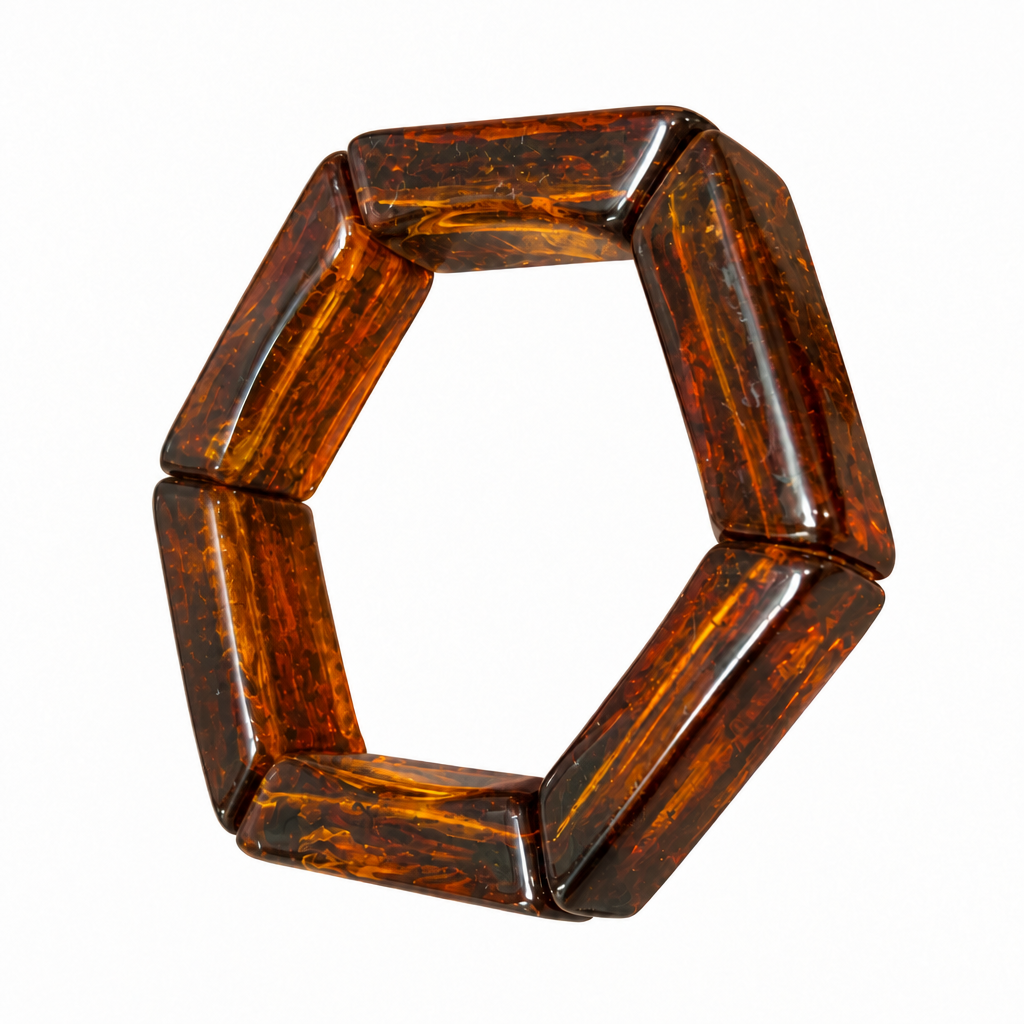 Brown bracelet without the white tag