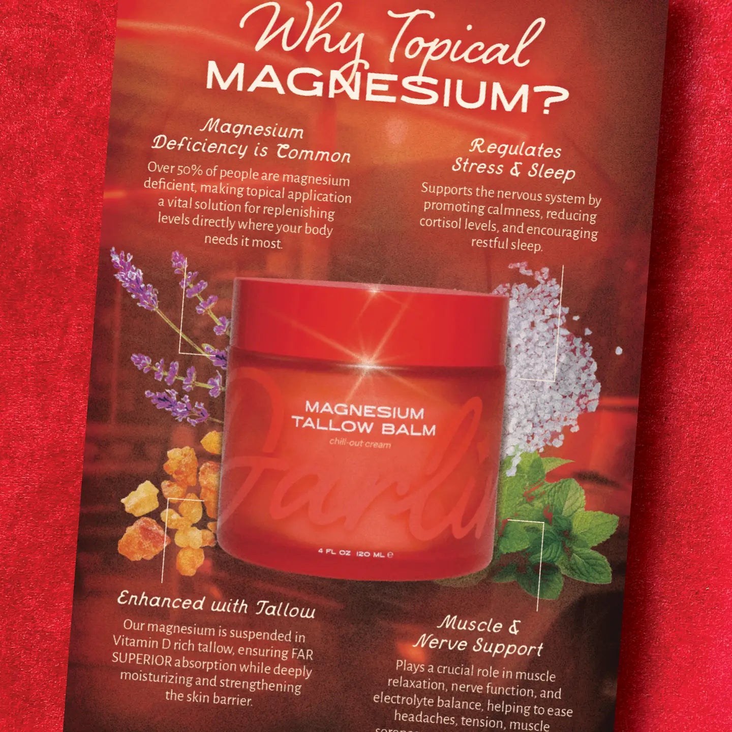 4oz Magnesium Tallow Cream Balm
